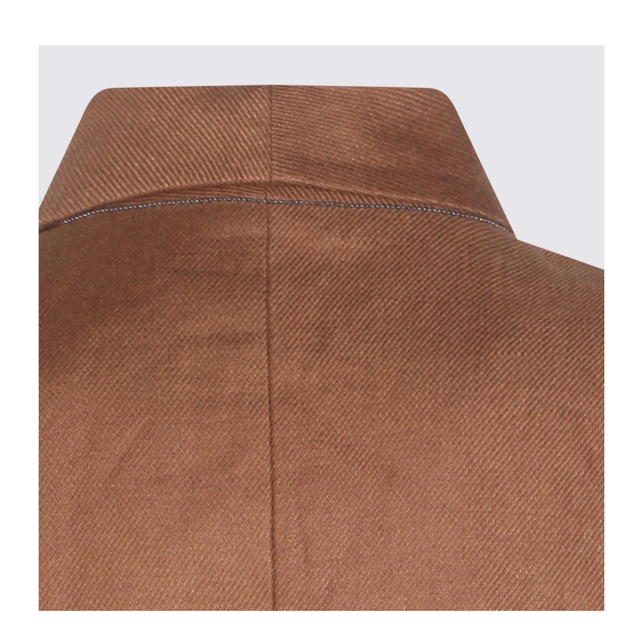 Women's Linen Top Brown - Image 5