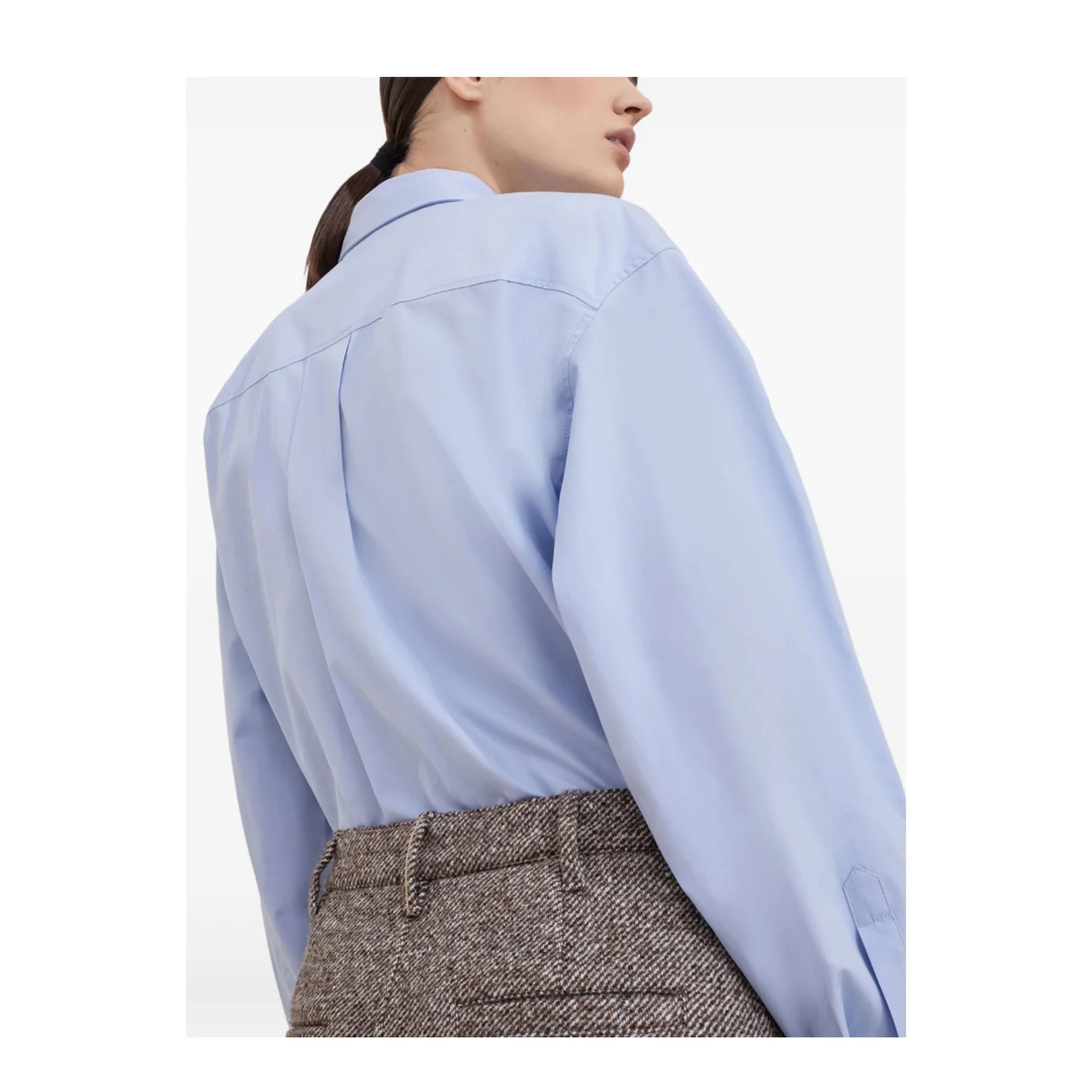 Wool Blend Pencil Skirt - Image 4