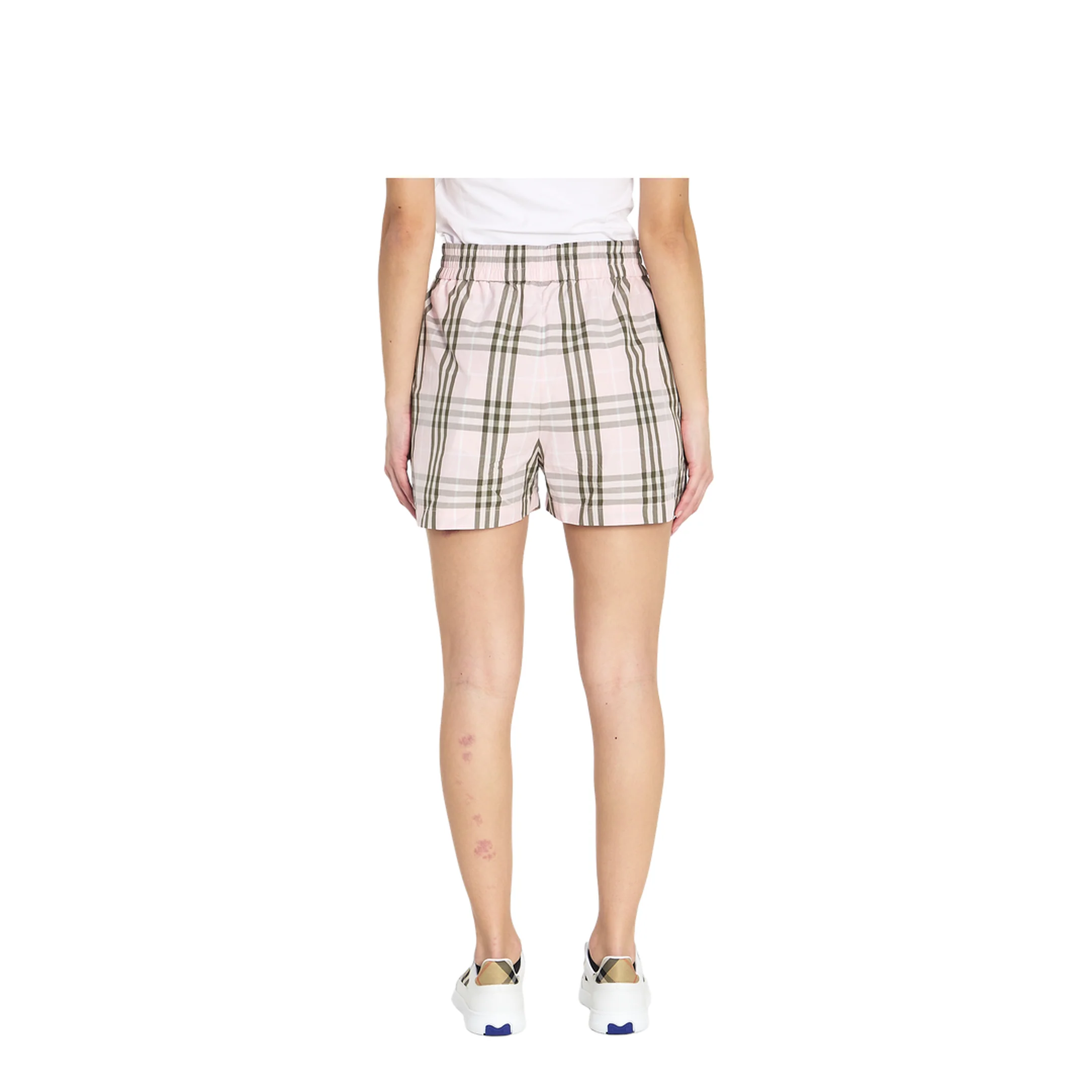 Cotton Check Shorts - Image 4