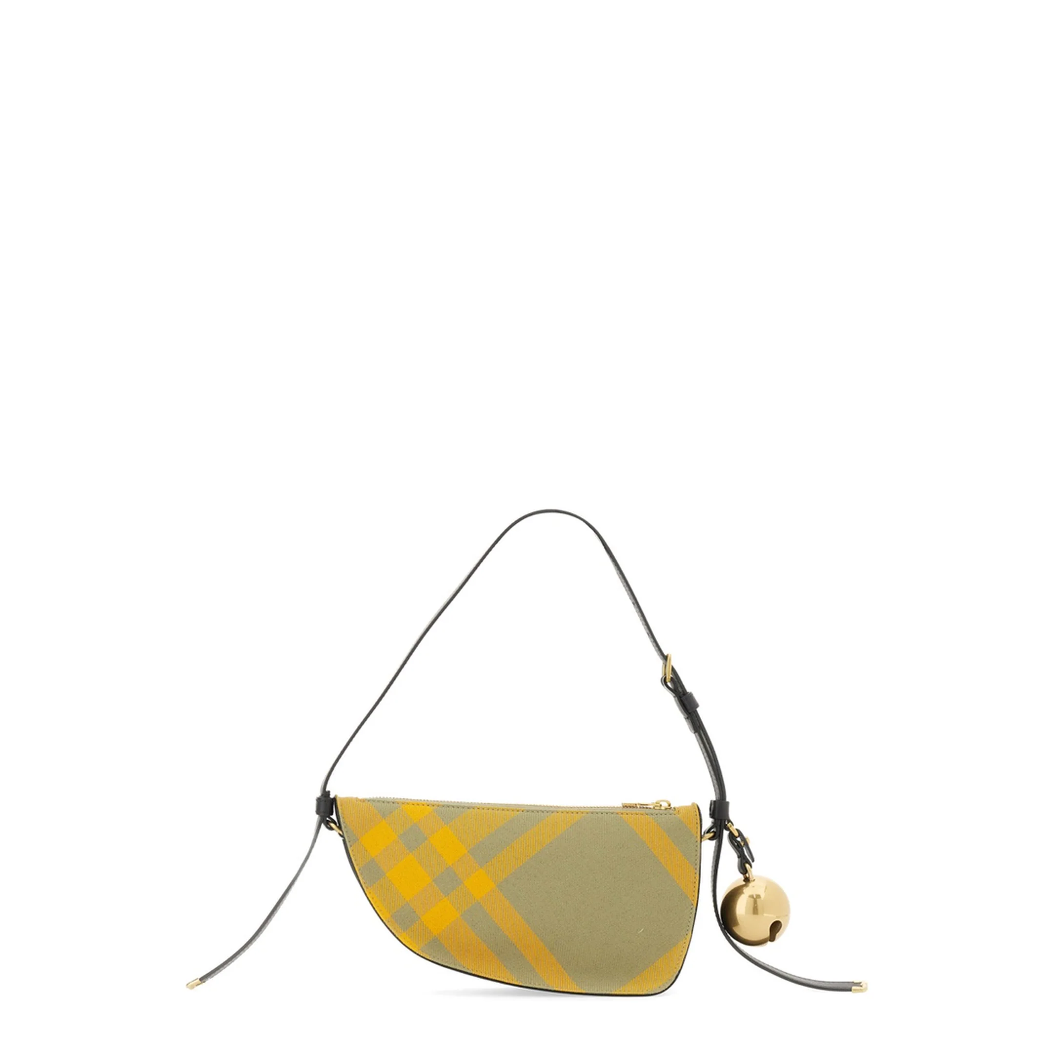 Embroidered Canvas Mini Shield Shoulder Bag - Image 2
