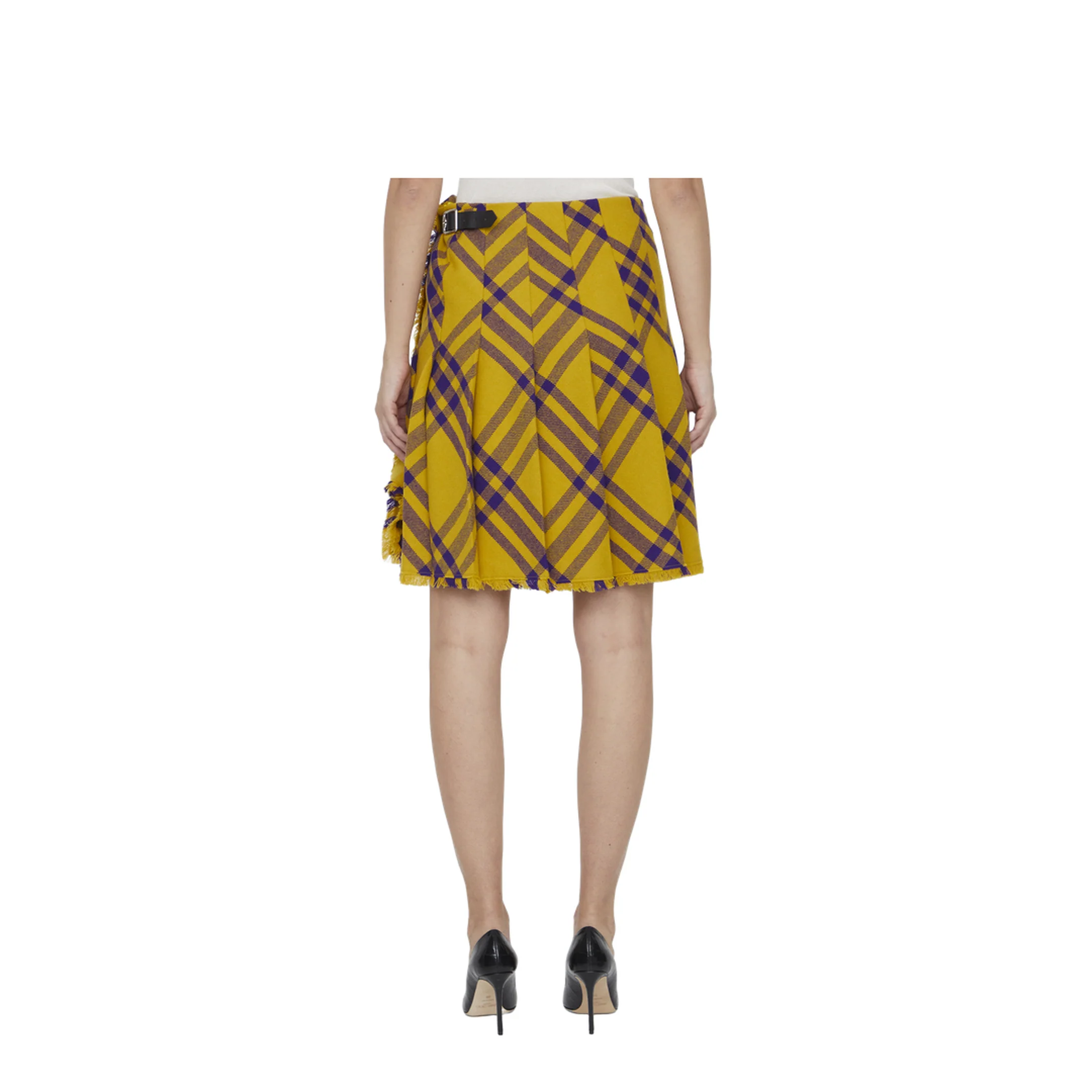 Embroidered Wool Skirt - Image 4