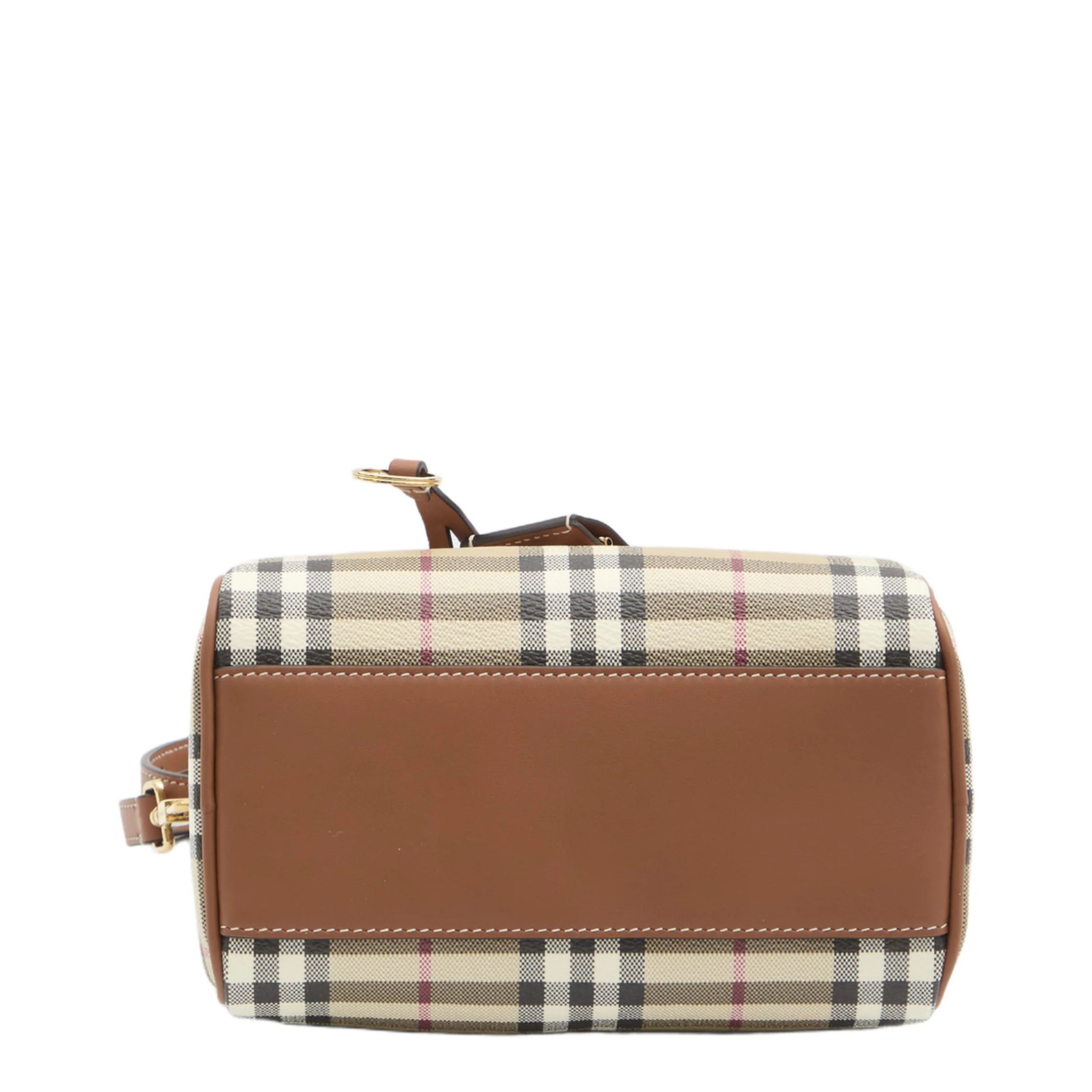 Mini Check Bowling Bag - Image 3