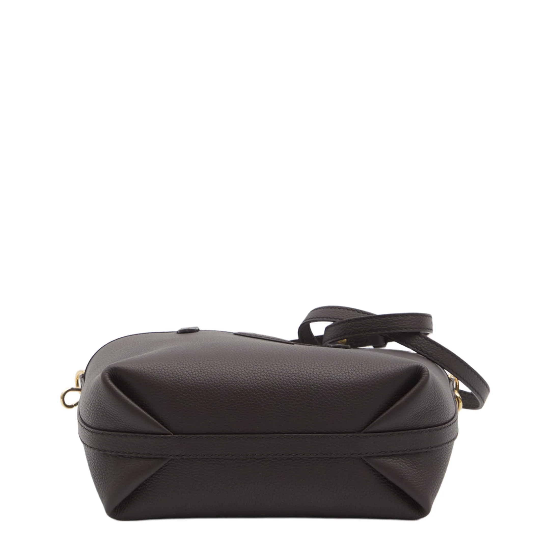 Mini Reversible Brown Leather Bag - Image 3