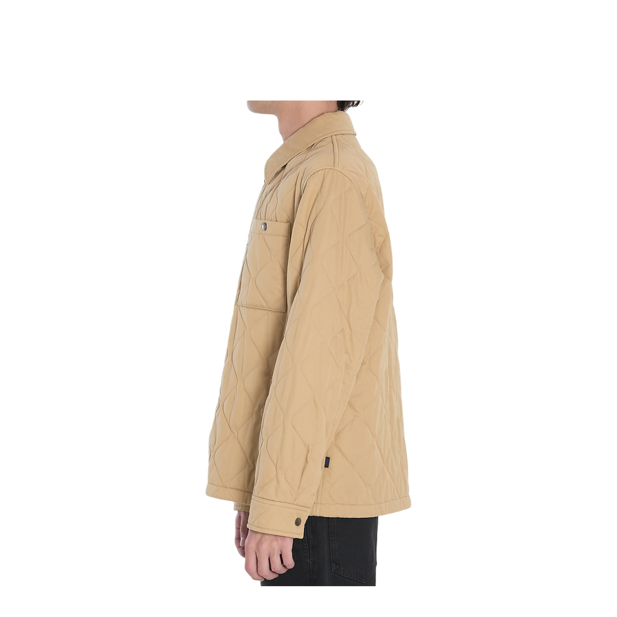 Quilted Gabardine Overshirt - Image 3