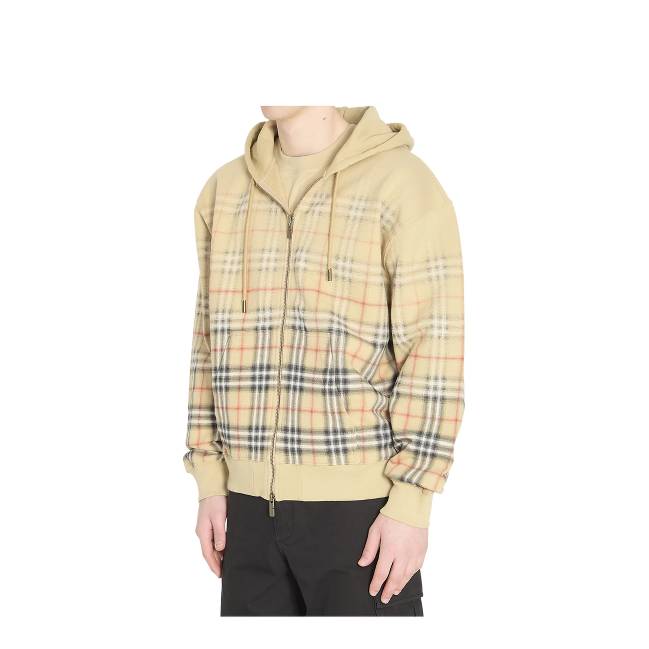 RORY DEG CHK HOODIE SWEATSHIRT - Image 2