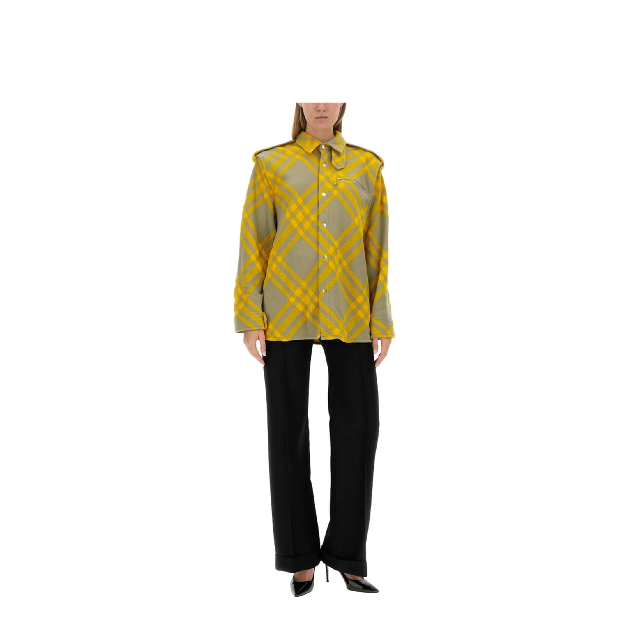 Shirt with Check Pattern - Image 2