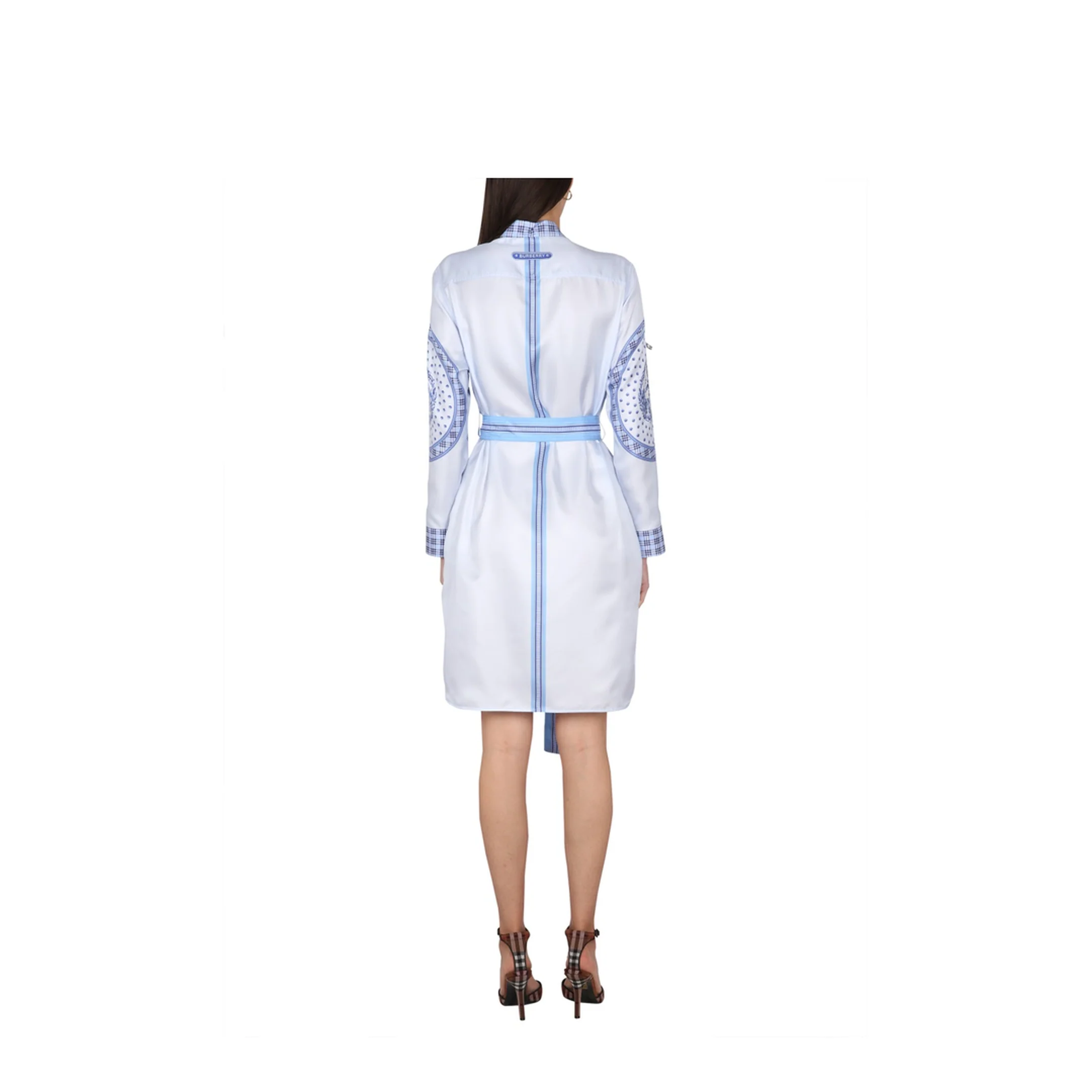 Silk Chemisier Dress - Image 3