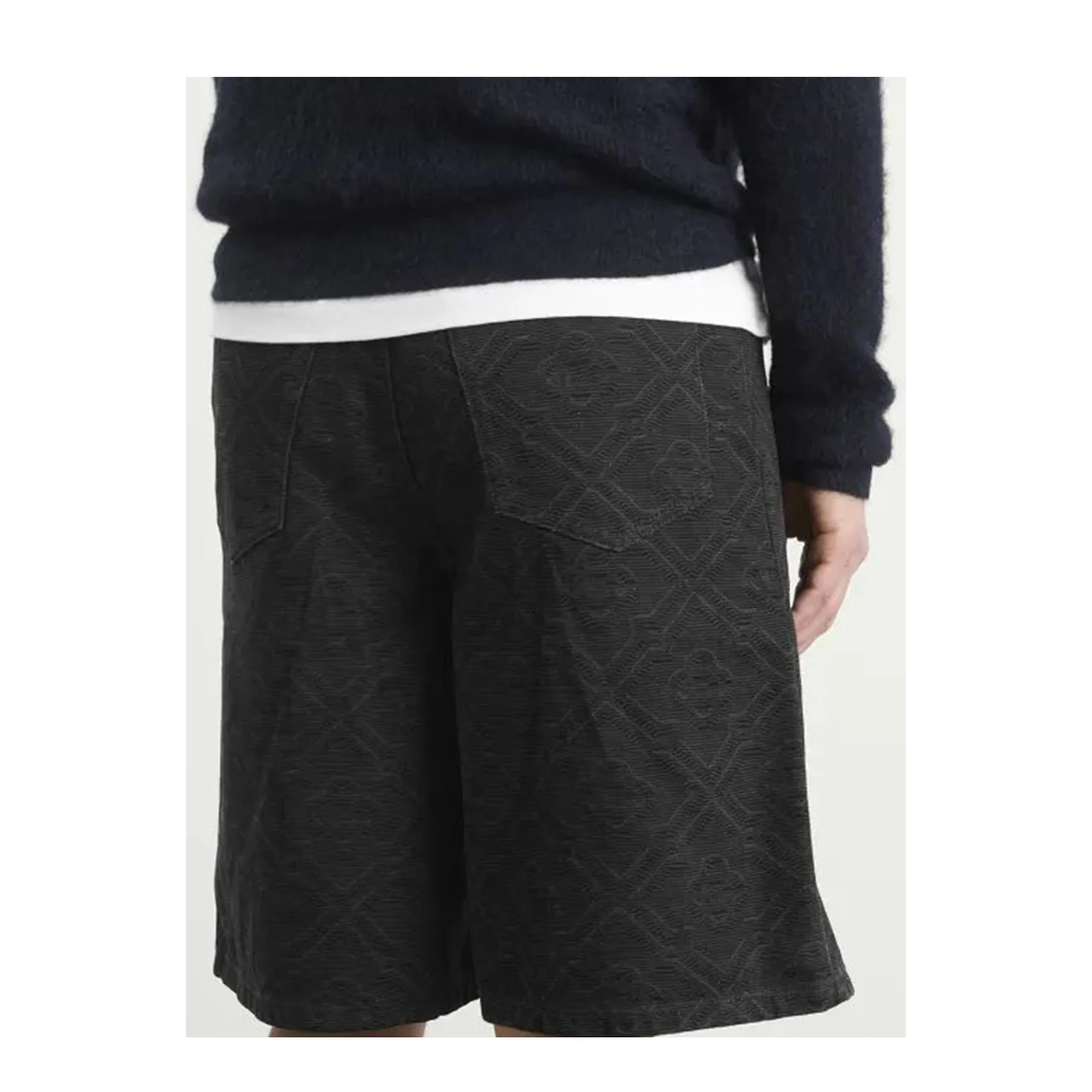 Laser Monogram Denim Shorts - Image 3