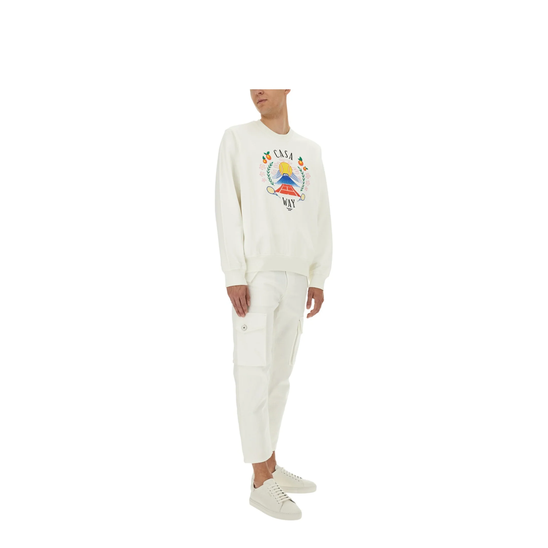 Sweatshirt with Home Way Mountain Embroidery - Image 2