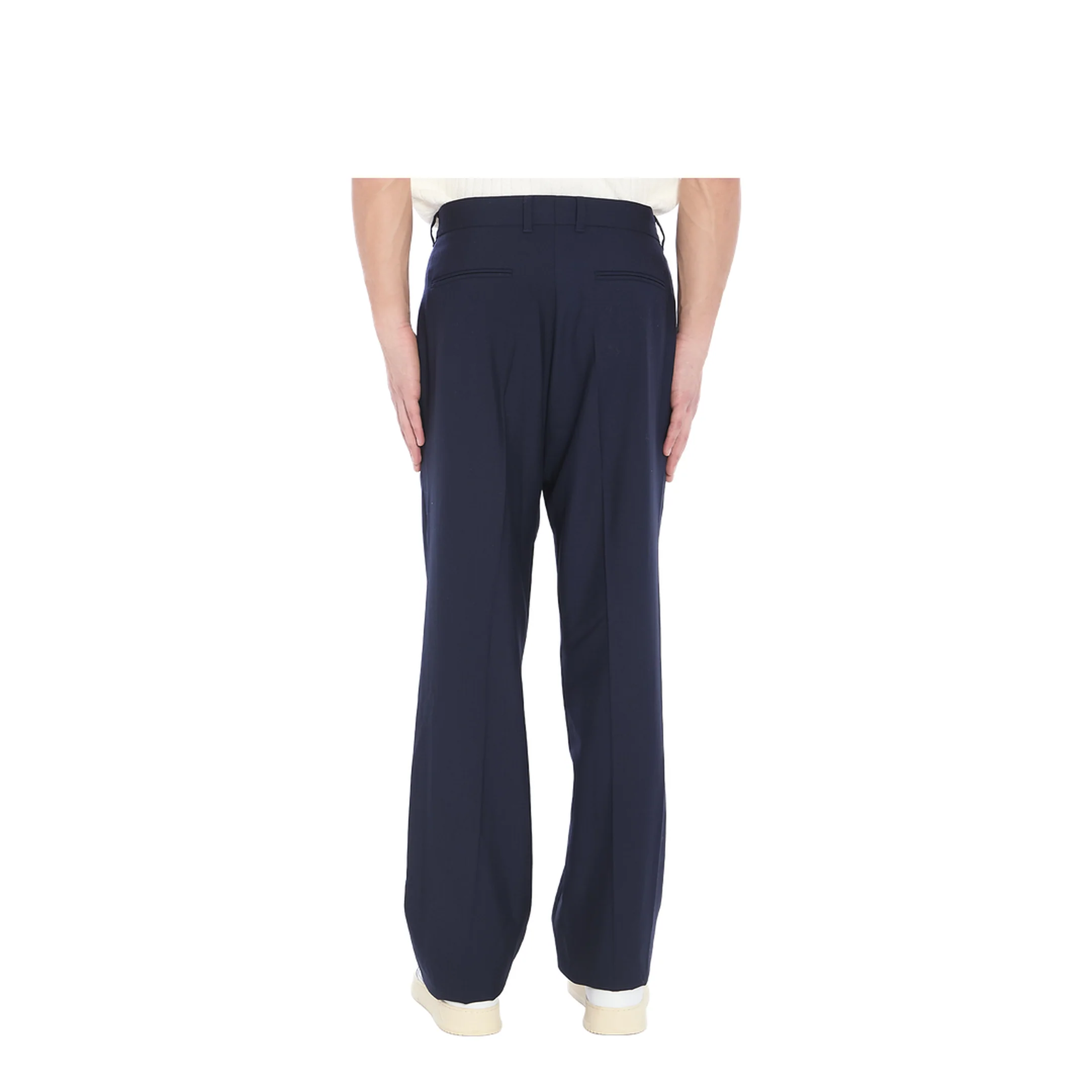 Tailored Trousers with Front Pleats - Image 4