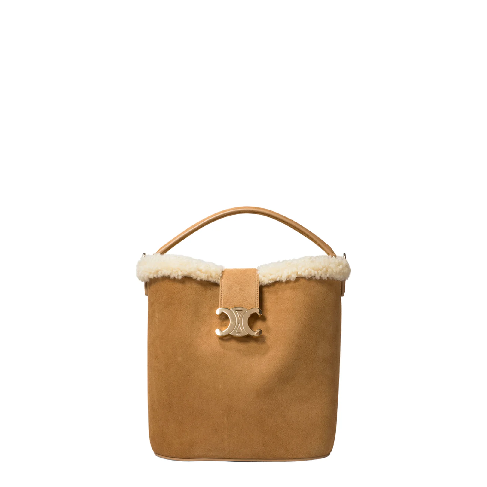 Louise Bucket Bag in Light Brown - Image 3