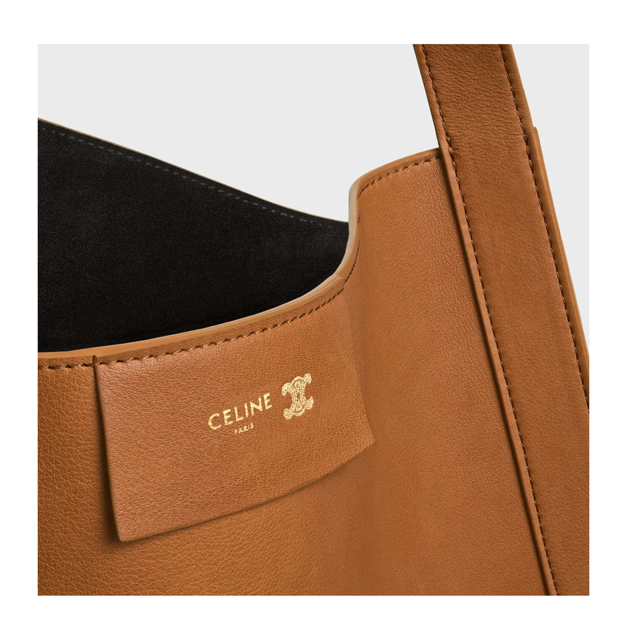 Double Cube Leather Handbag - Brown - Image 5