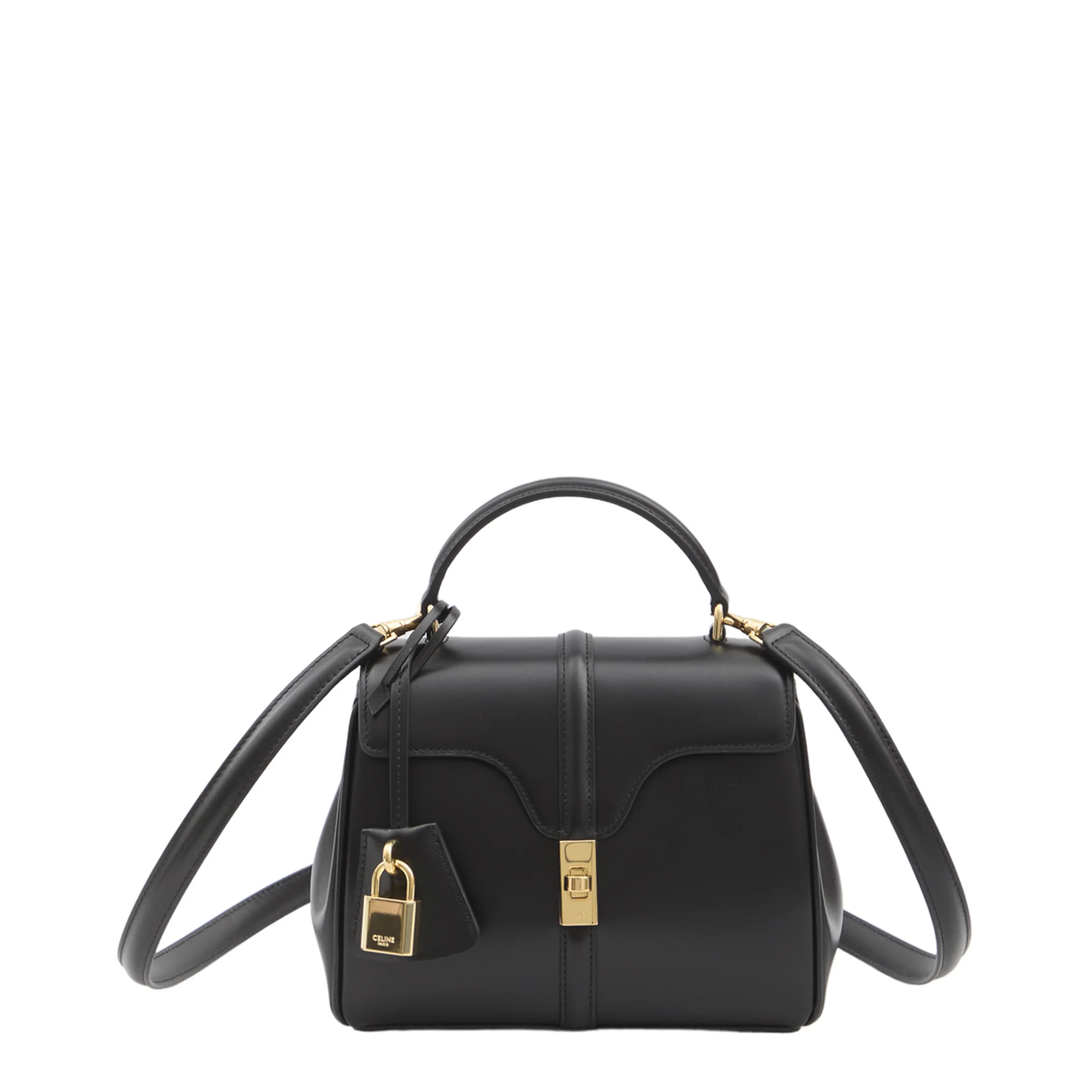 Mini 16 Bag in Satin-Finish Black Calfskin - Image 5