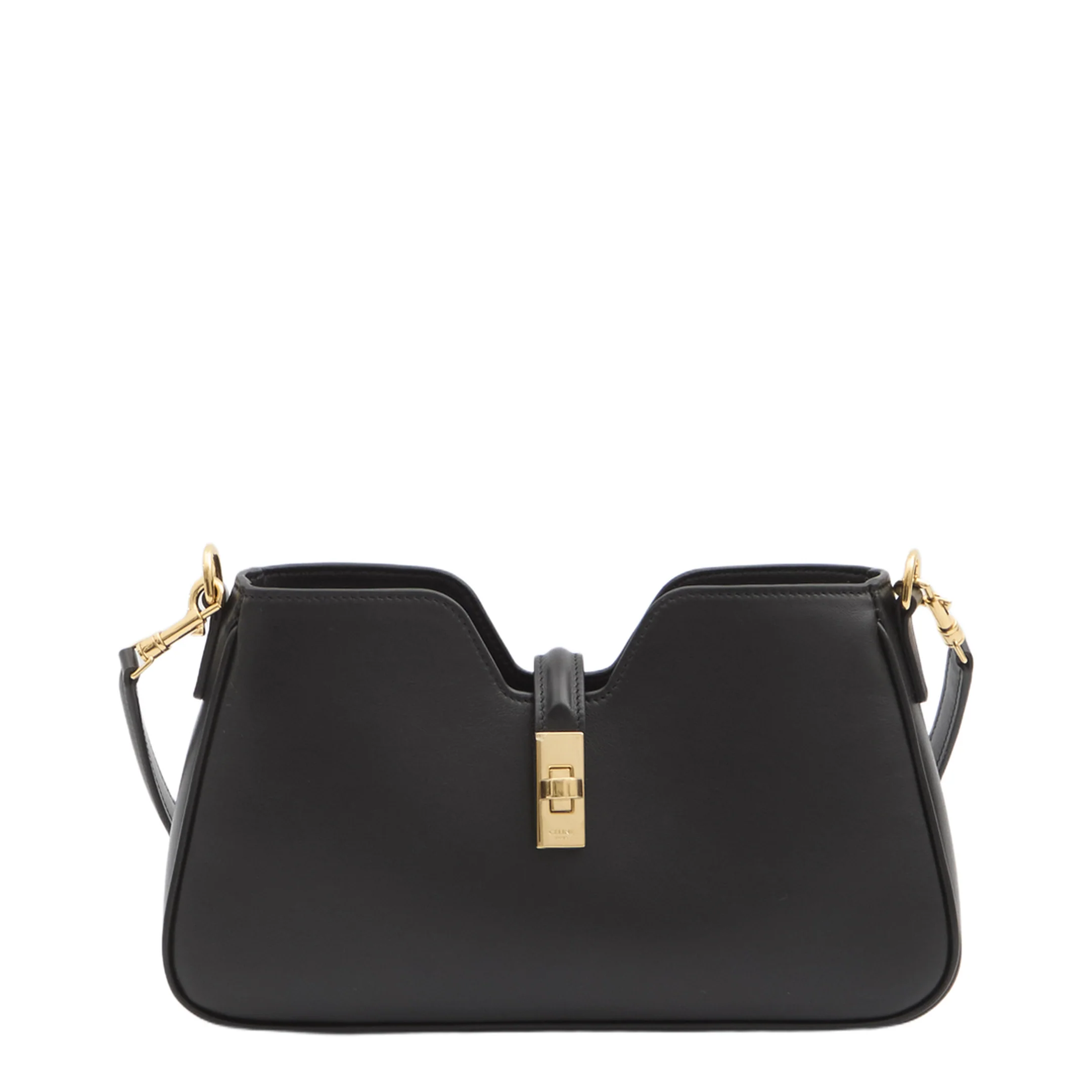 Shoulder Camille 16 Soft in Smooth Calfskin - Black