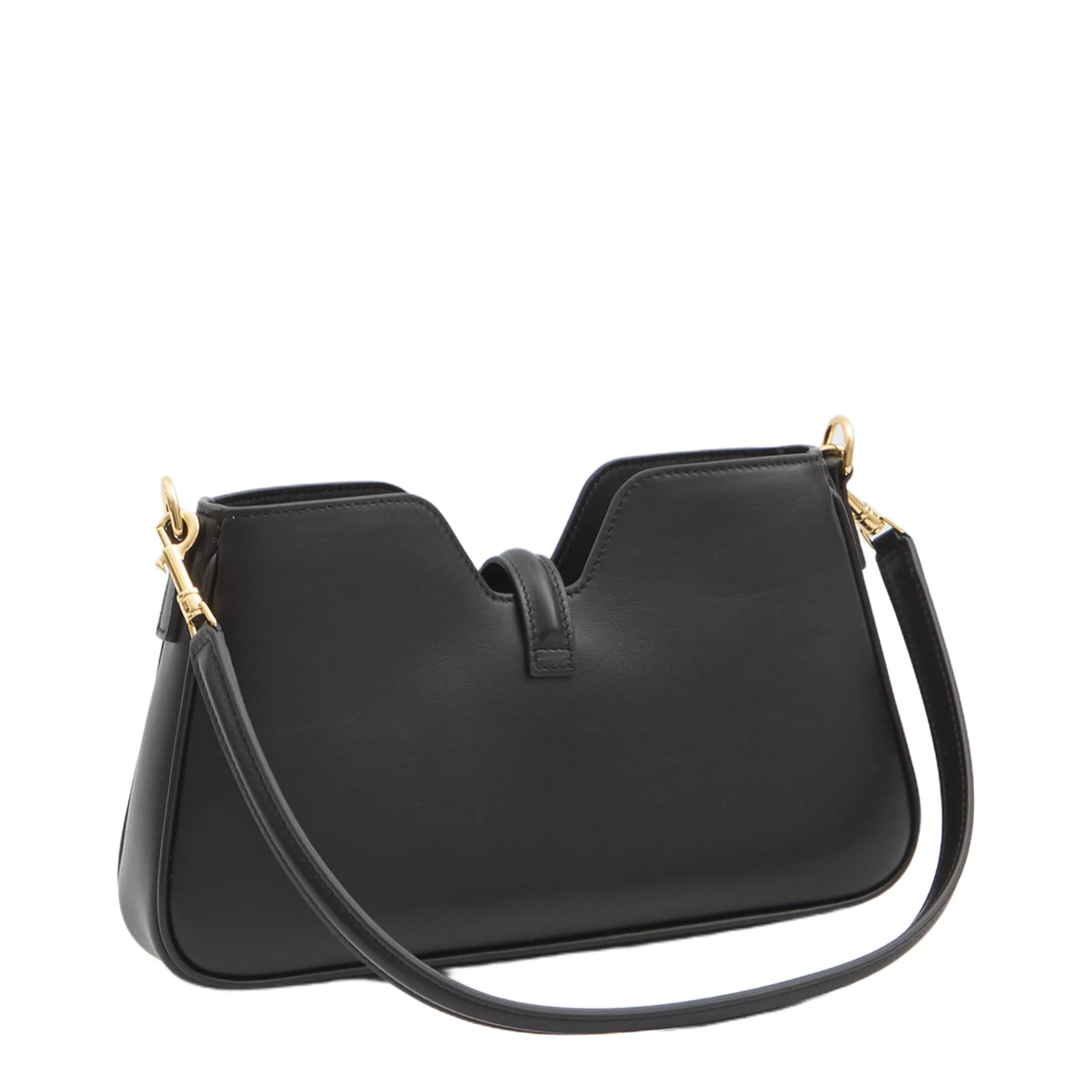 Shoulder Camille 16 Soft in Smooth Calfskin - Black - Image 2