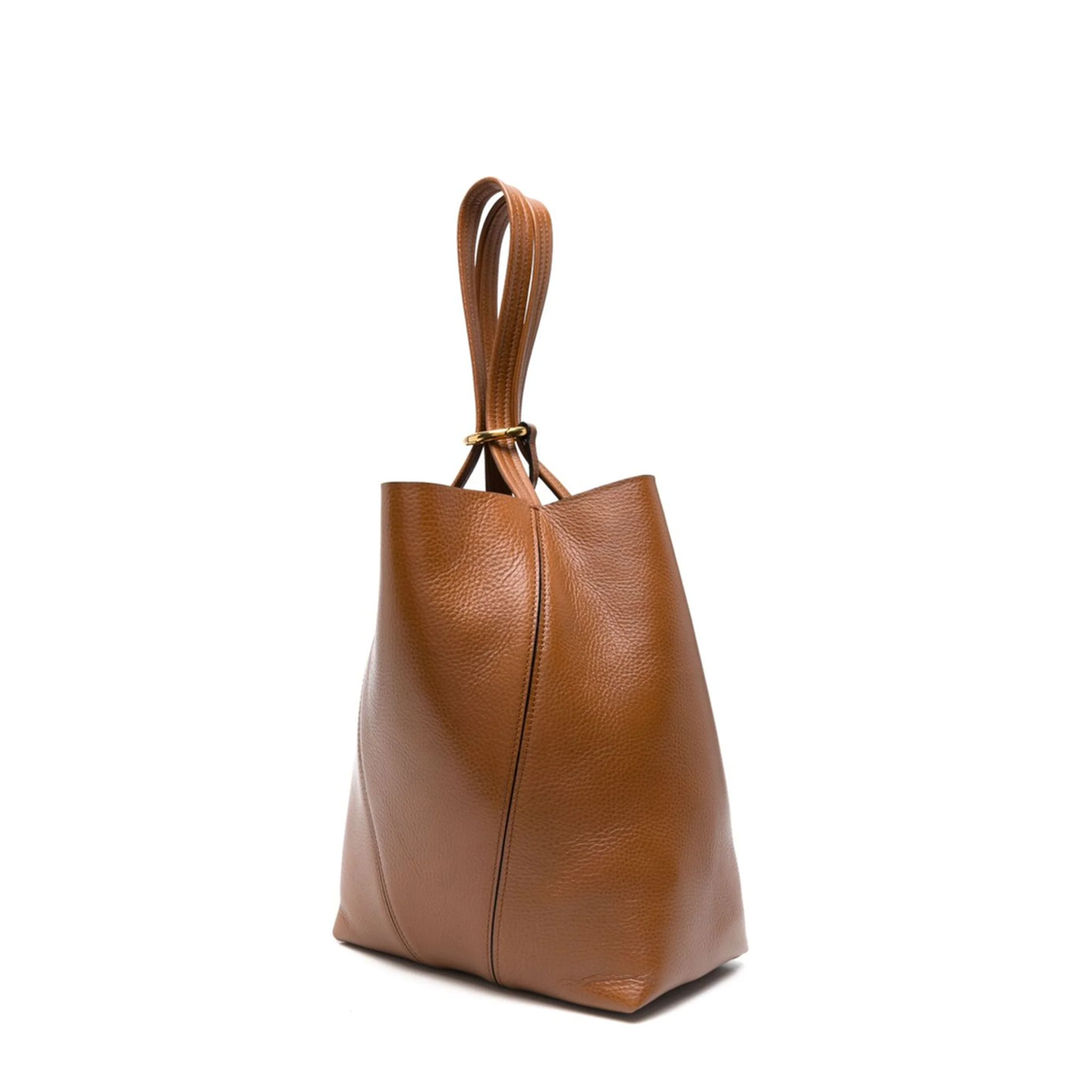 Spin Tote Bag in Grained Leather - Image 5