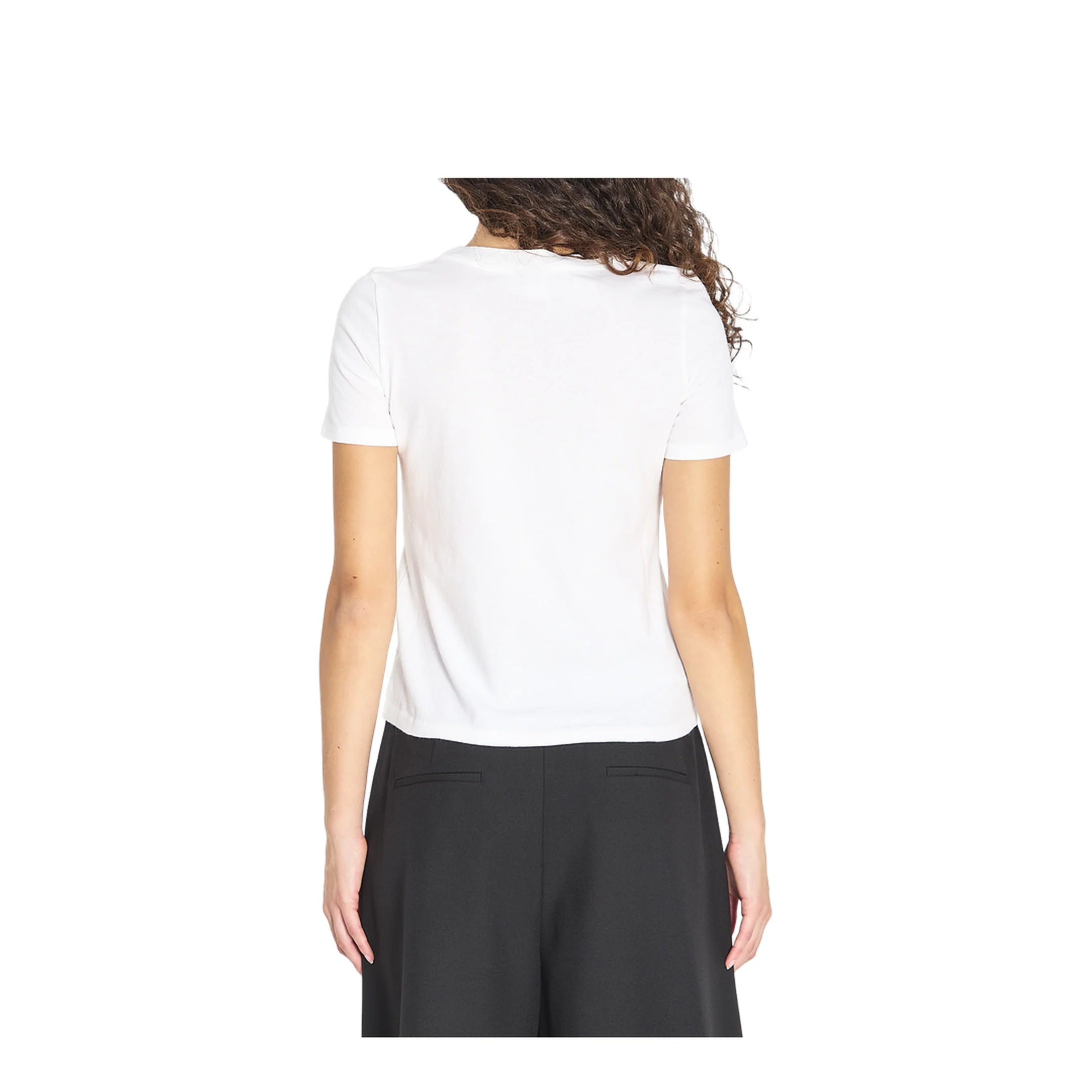 Baby Fit Logo T-Shirt in Cotton Jersey White - Image 4