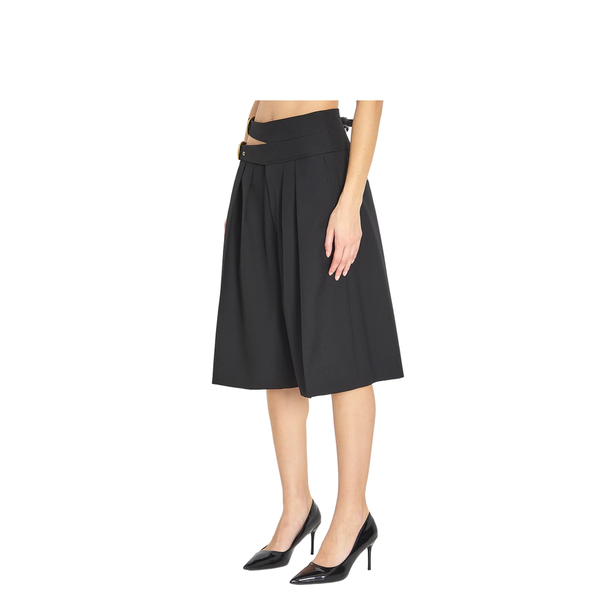 Bermuda Shorts with Double Belt - Image 2