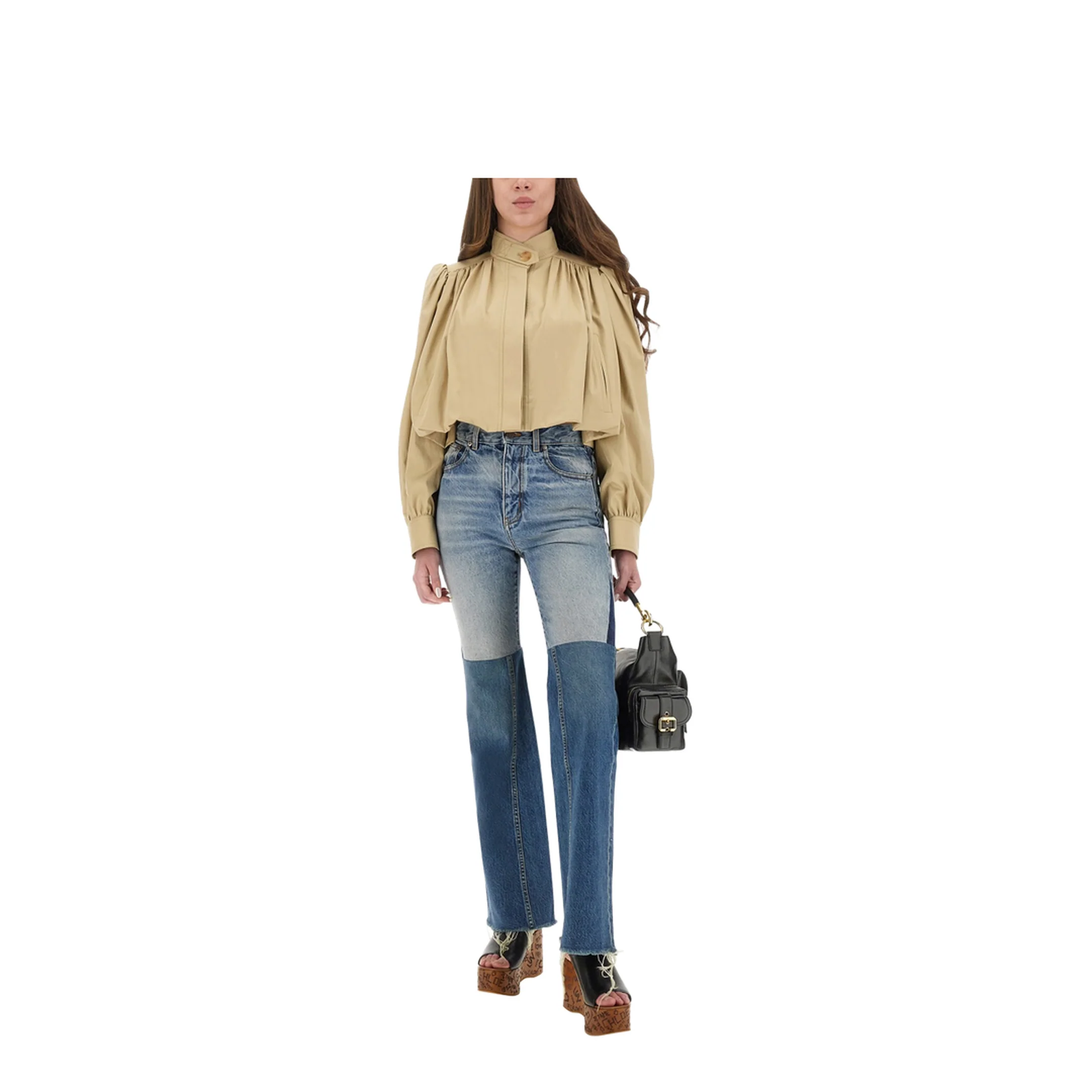 Patchwork Denim Jeans - Image 2
