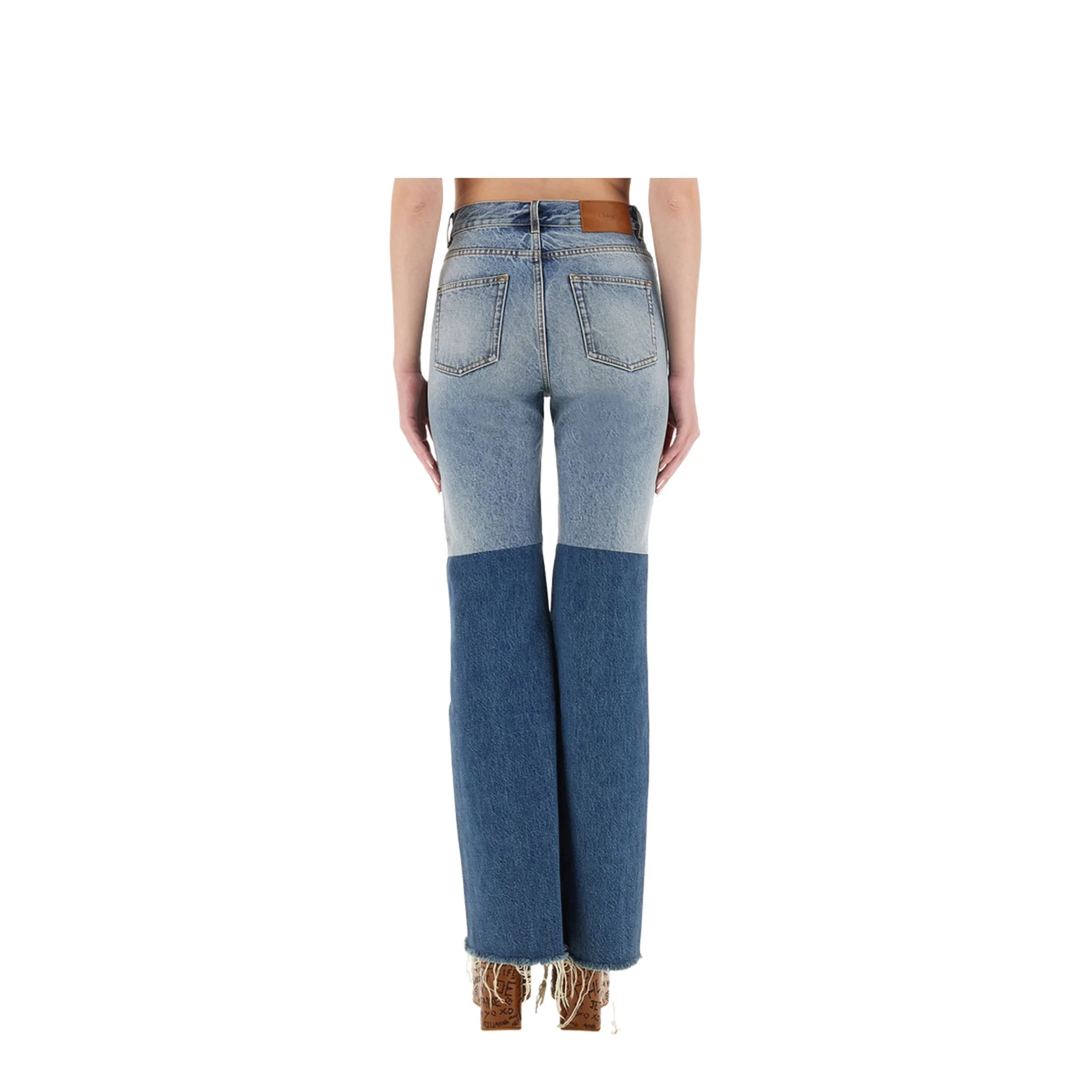 Patchwork Denim Jeans - Image 3