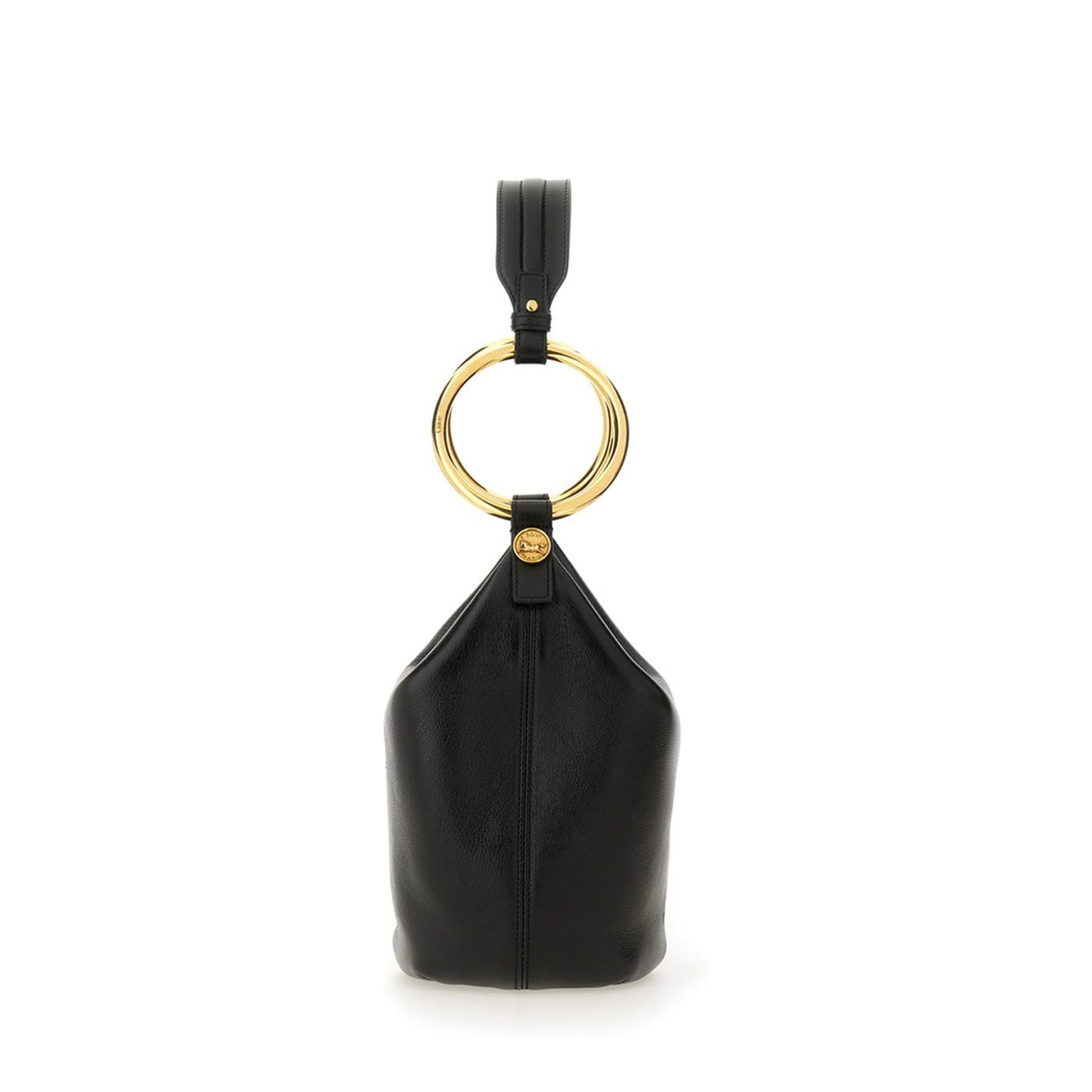Small Bracelet Shoulder Bag - Black - Image 3