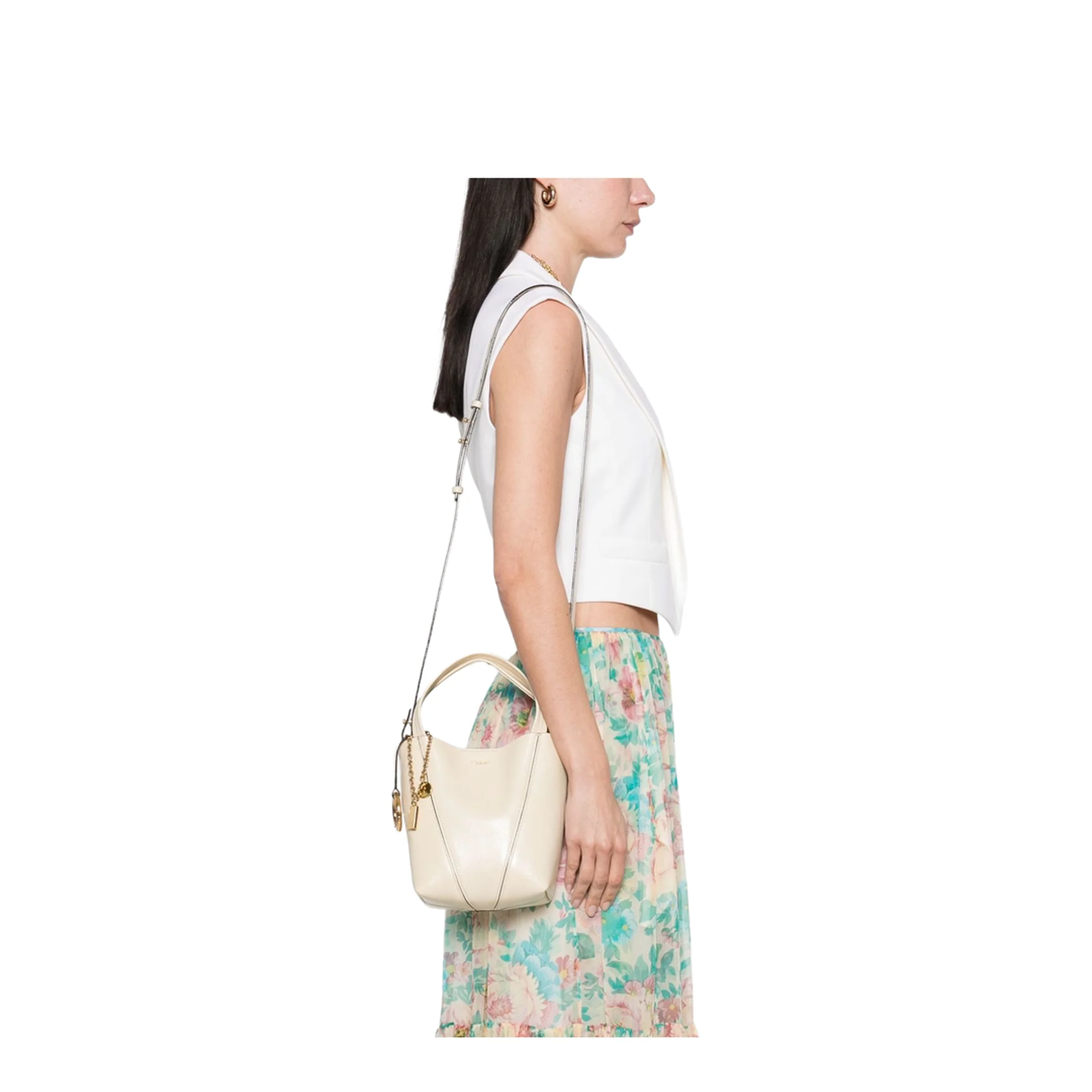Spin Small Leather Tote - Image 2