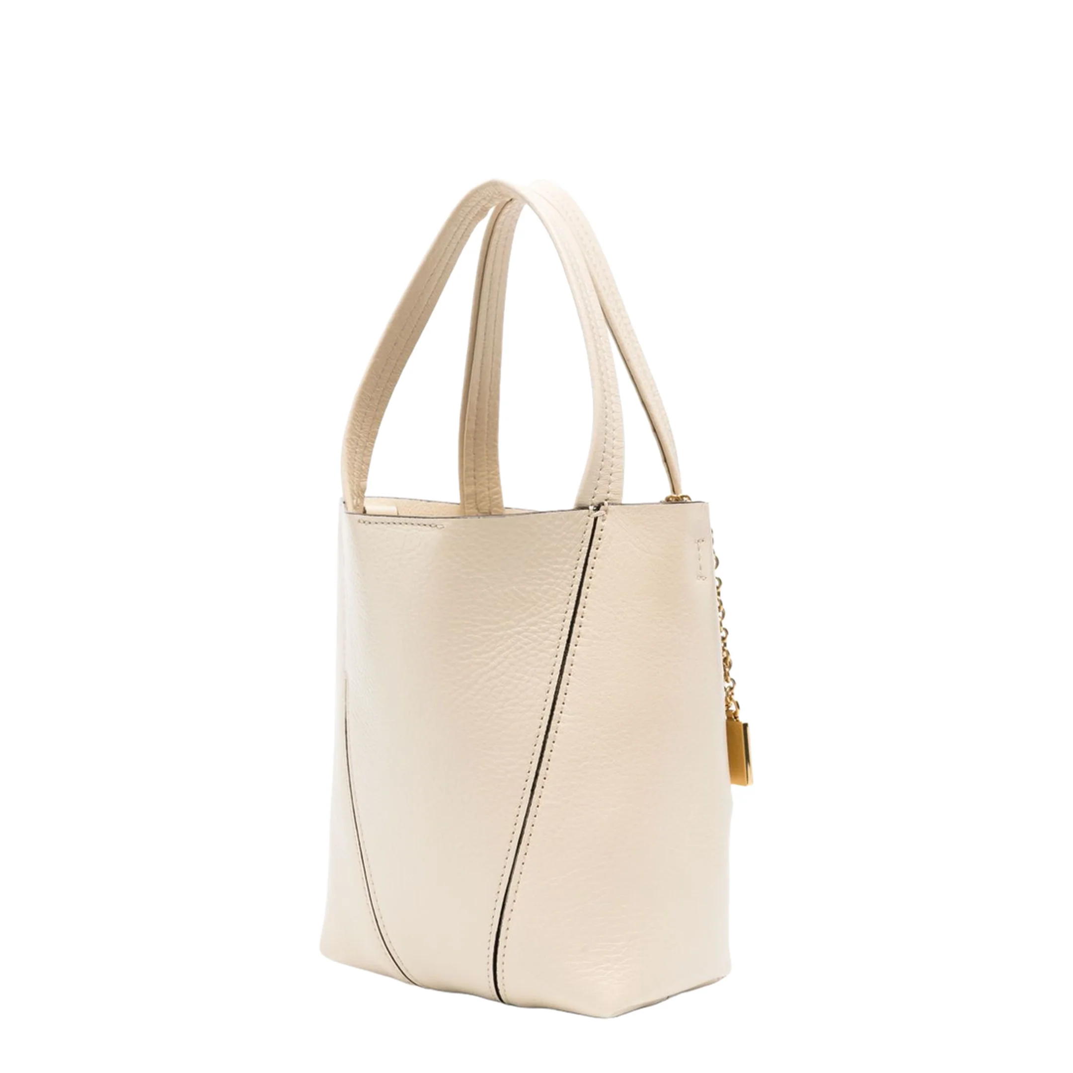 Spin Small Leather Tote - Image 4