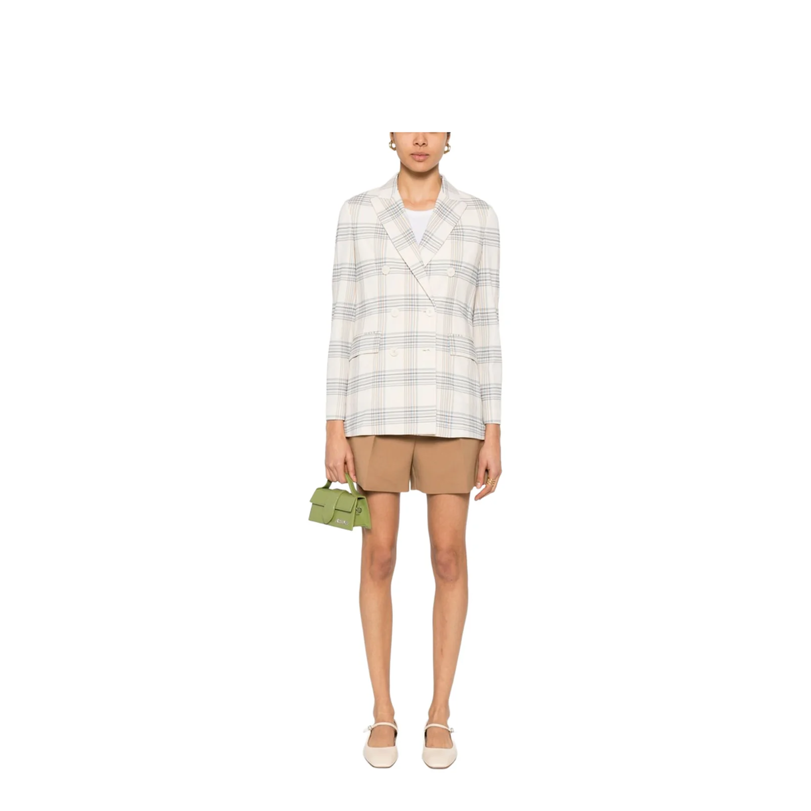 Cotton Double-Breasted Jacket - Image 3