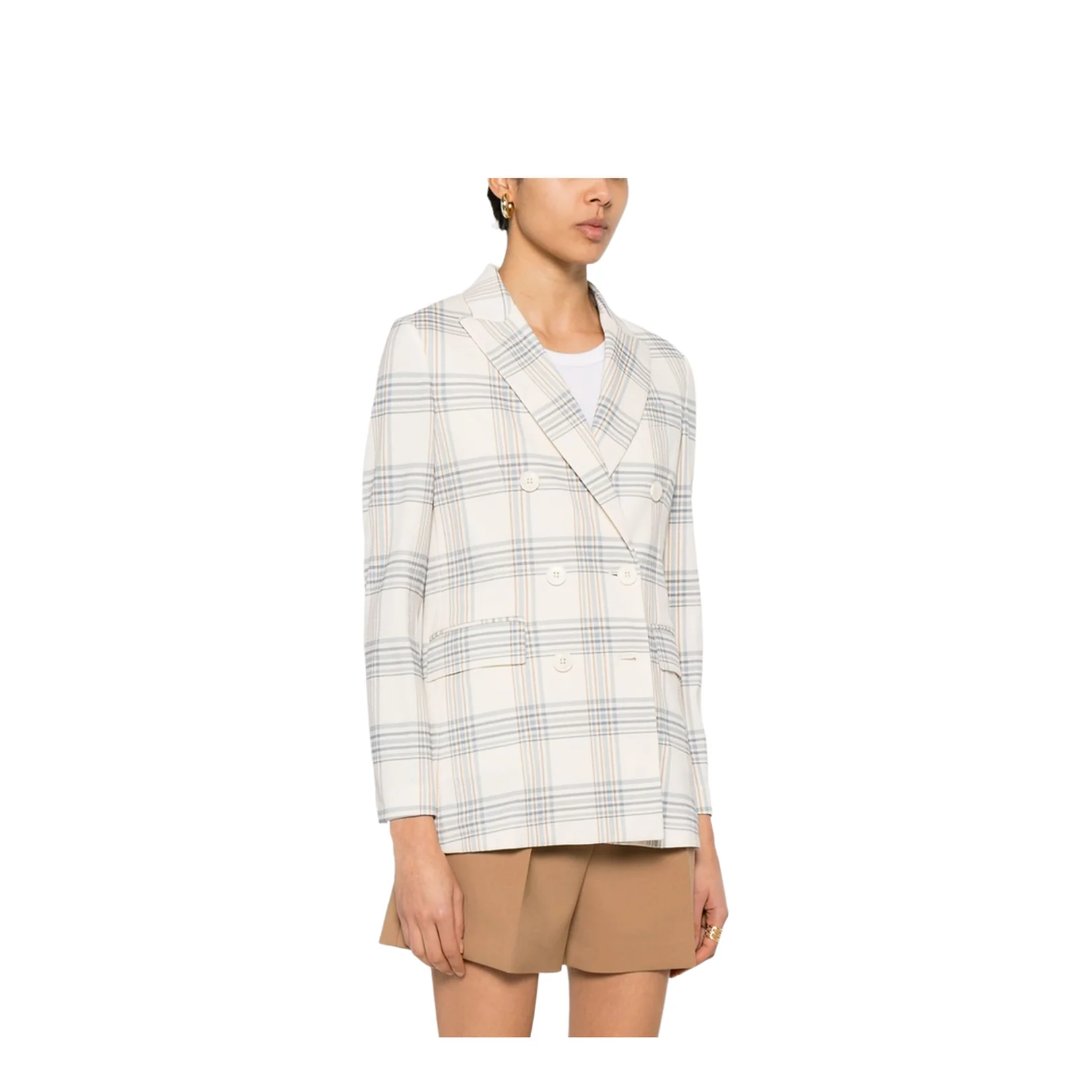 Cotton Double-Breasted Jacket - Image 5