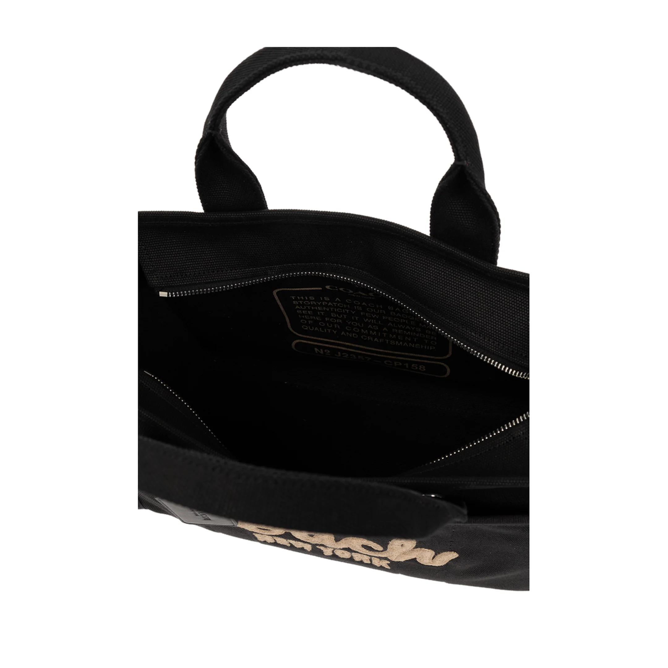 Logo Canvas Cargo Tote Bag - Black - Image 4