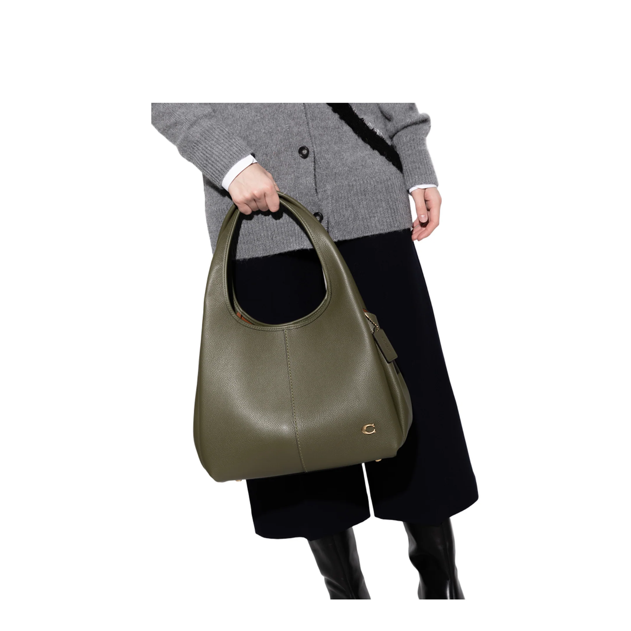 Lana 23 Shoulder Bag in Green - Image 2