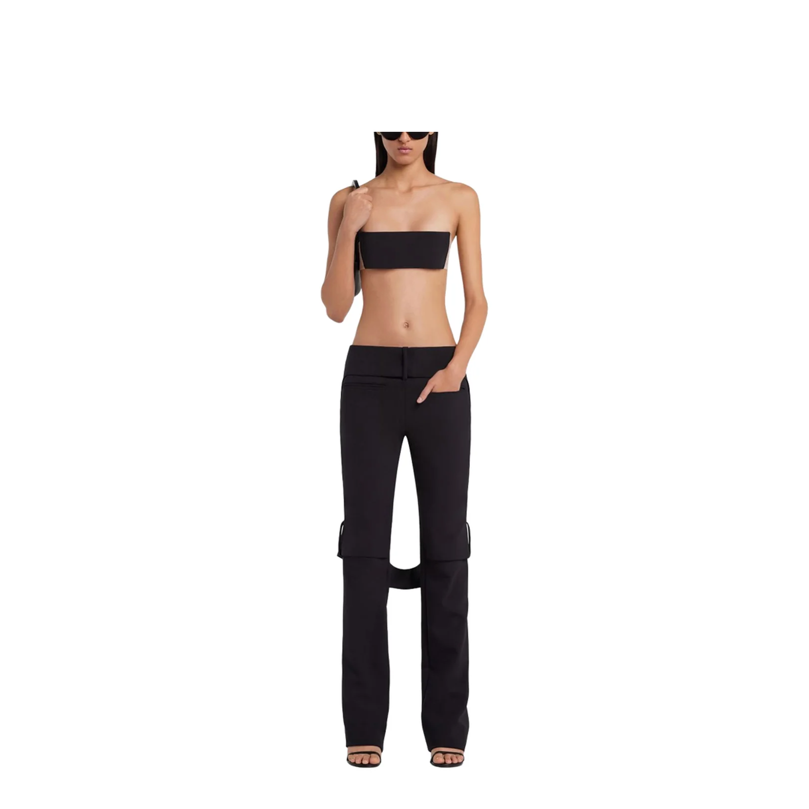 Illusion Crepe Jersey Bra - Image 4
