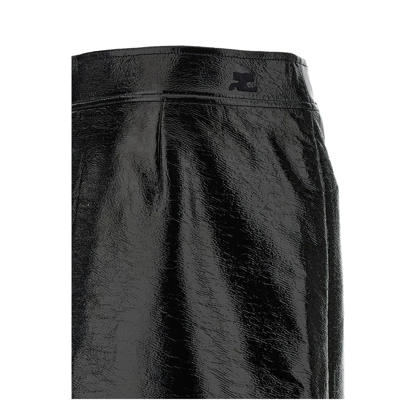 Vinyl Midi Skirt - Image 3