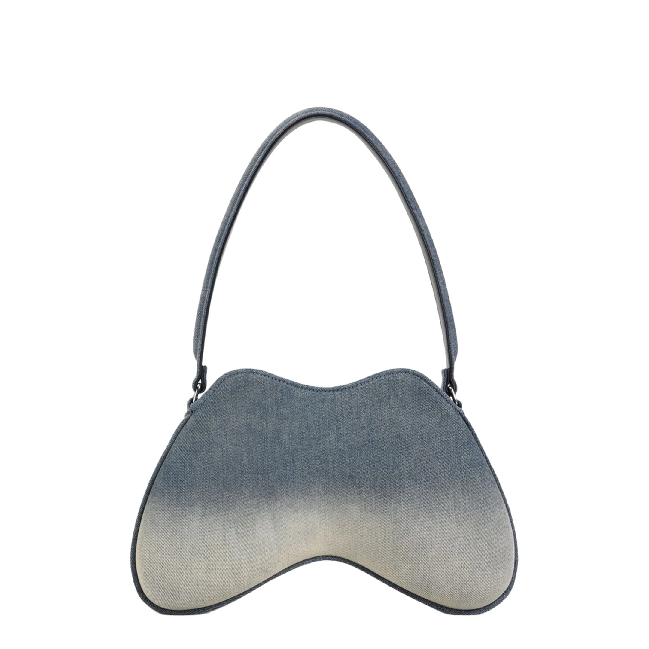 Double-D-Shoulder Bag in Solarised Denim - Image 2