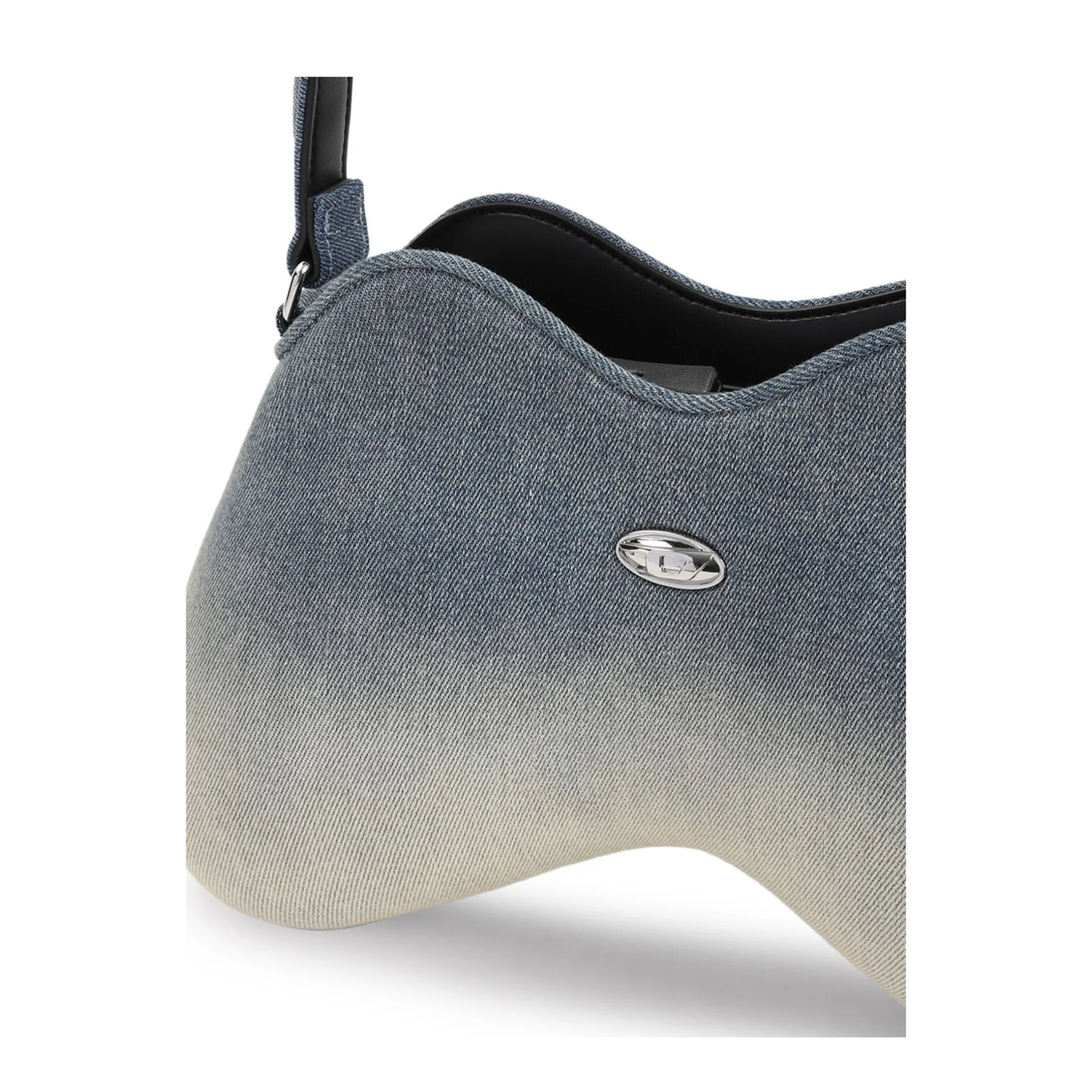 Double-D-Shoulder Bag in Solarised Denim - Image 3