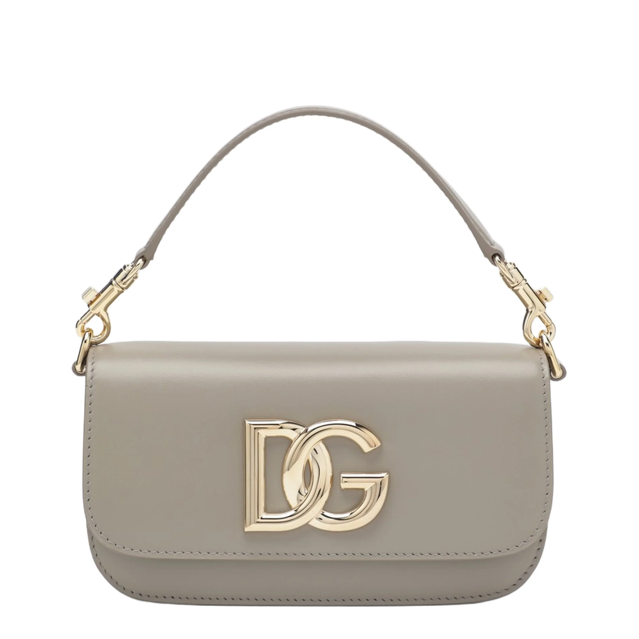 3.5 Leather Shoulder Bag in Taupe