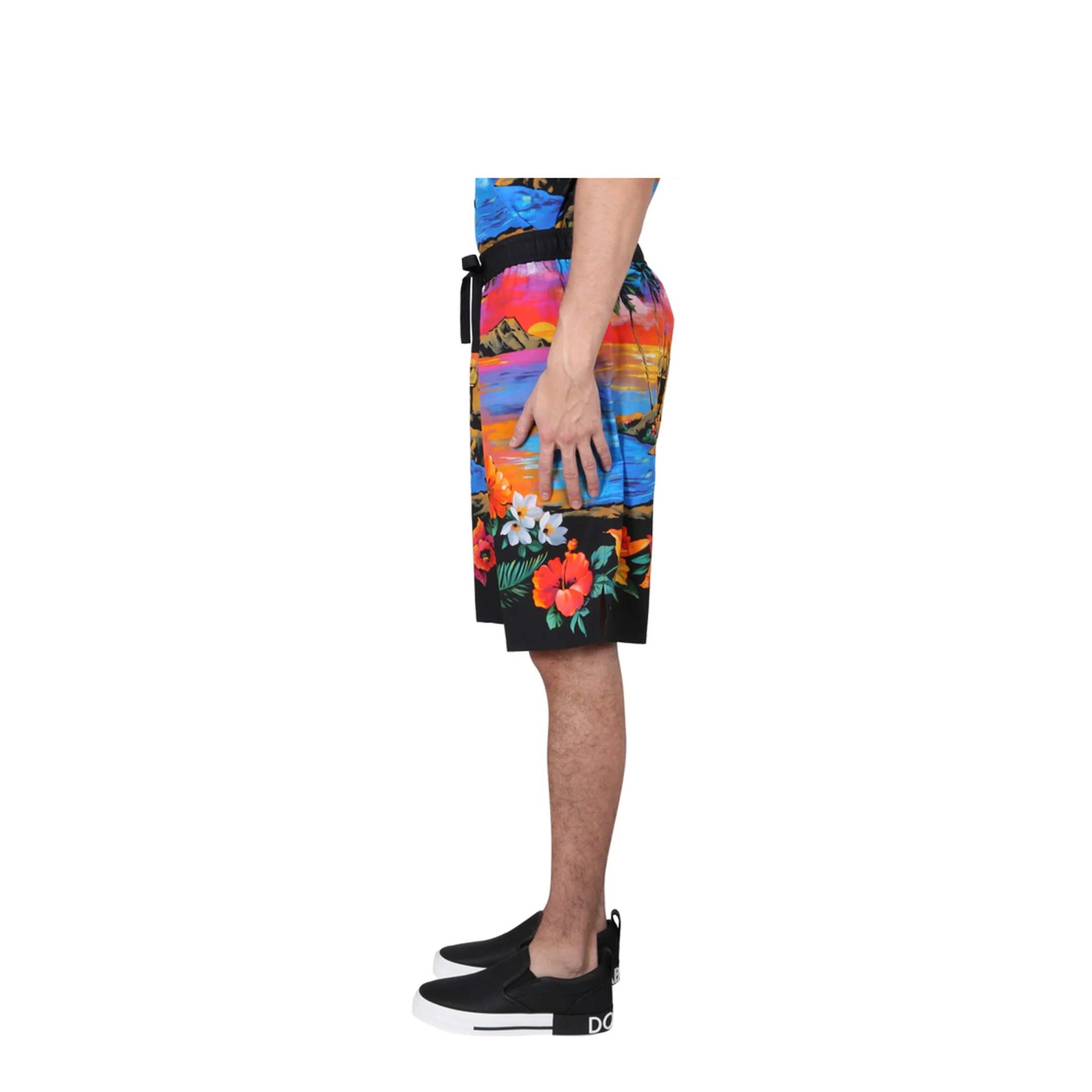 Bermuda Shorts with Sunset Print - Image 3