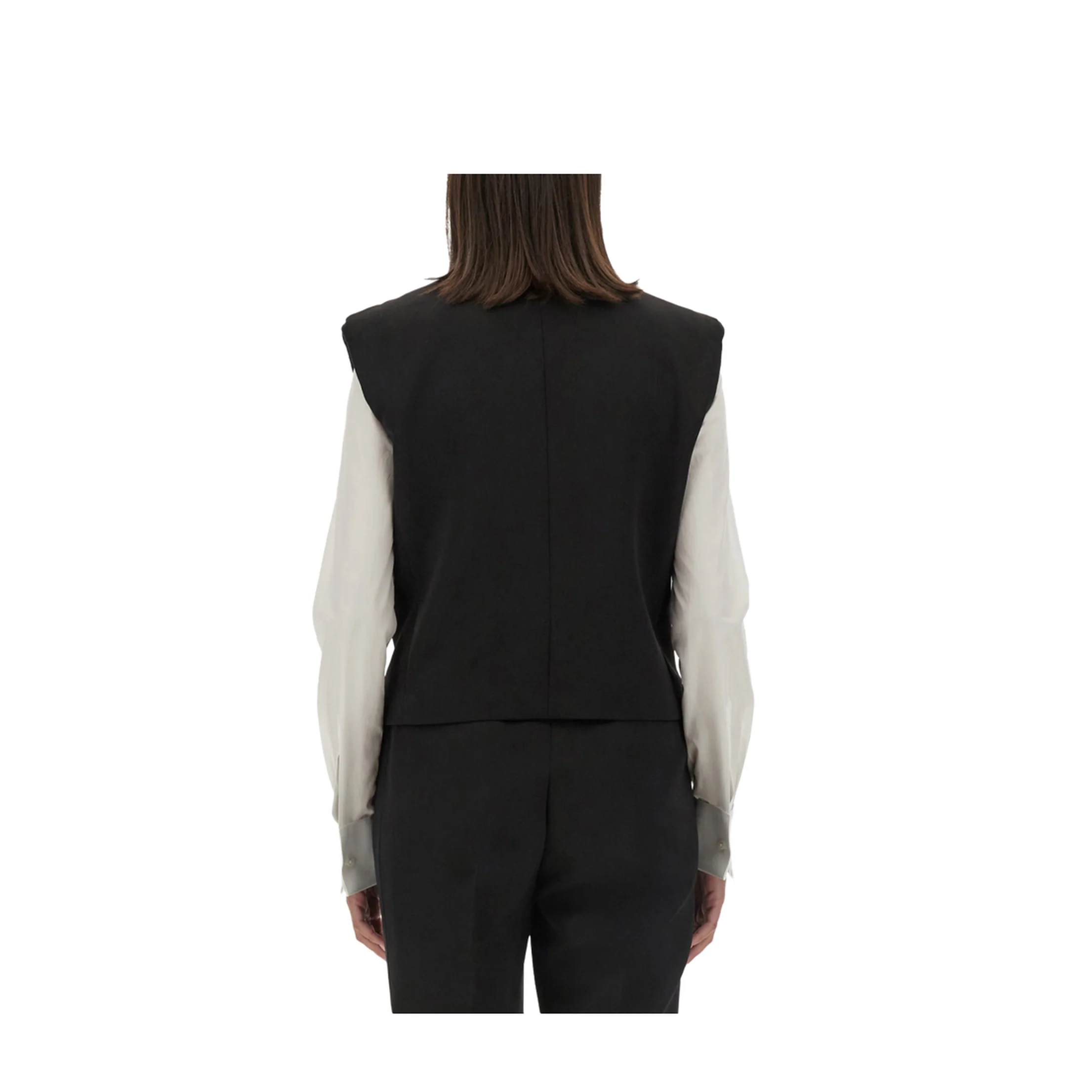 Double-Breasted Sleeveless Jacket - Image 3