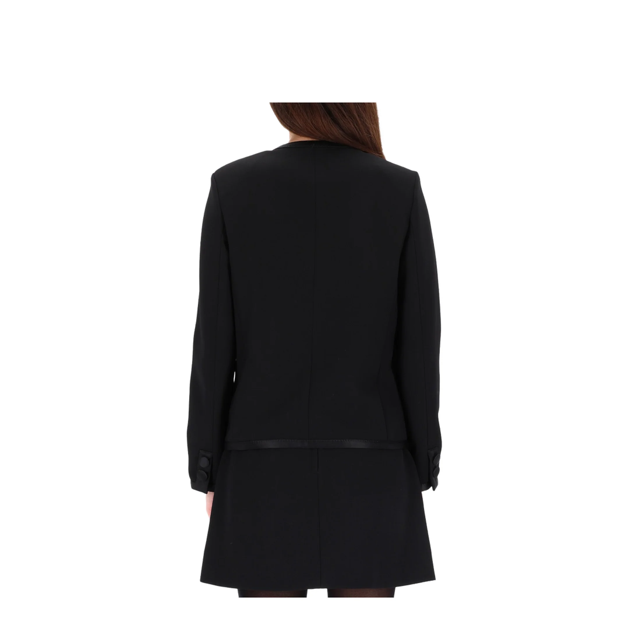 Double Crepe Single-Breasted Jacket - Image 2