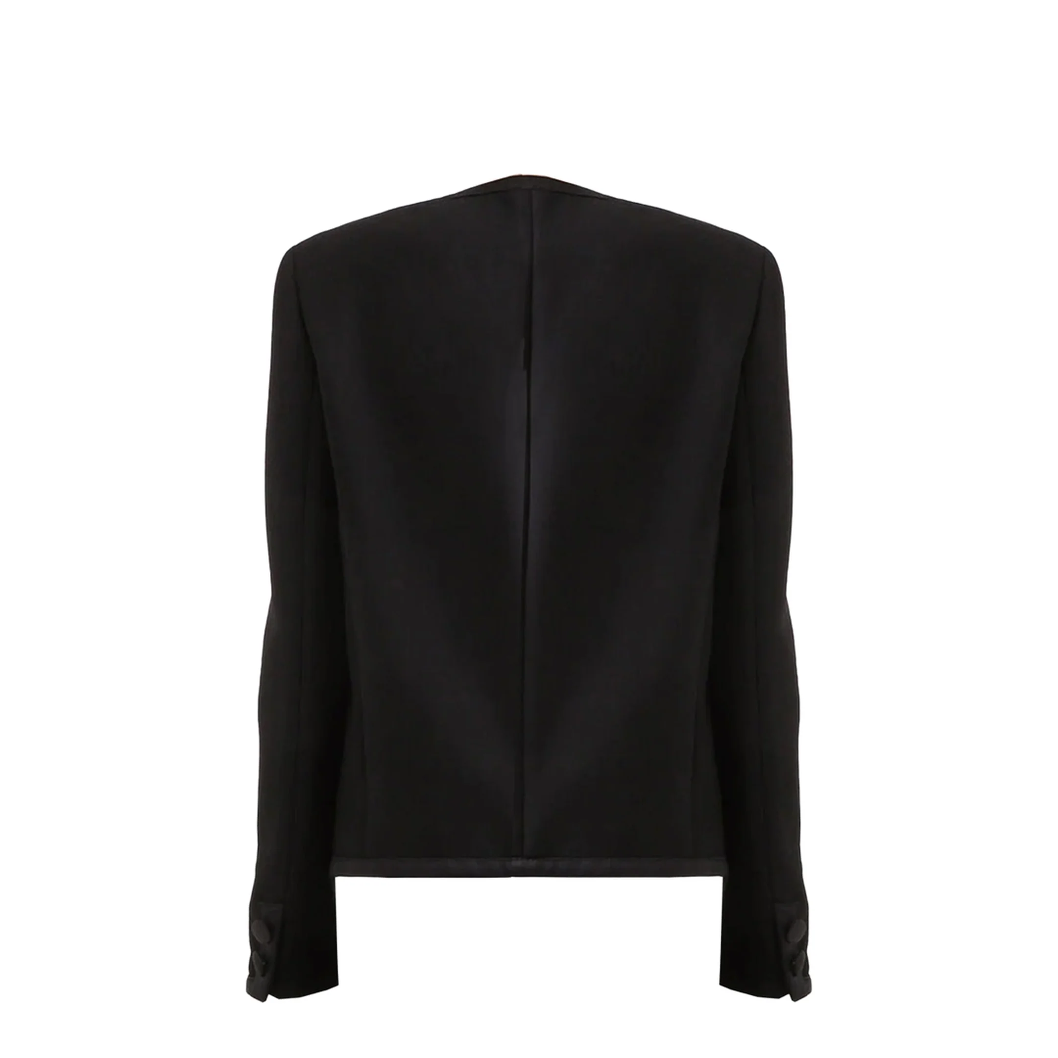 Double Crepe Single-Breasted Jacket - Image 4