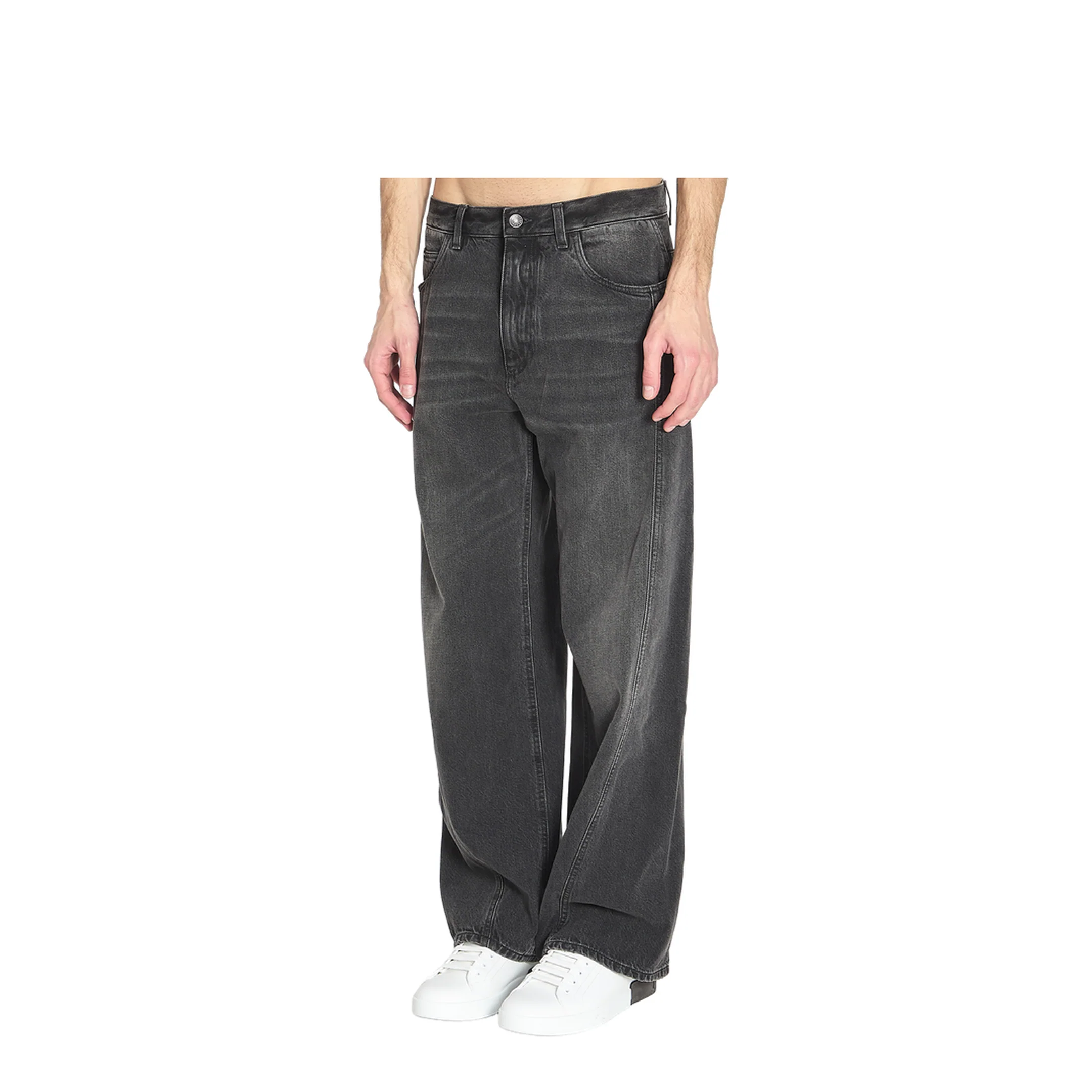 Faded Denim Jeans - Image 2