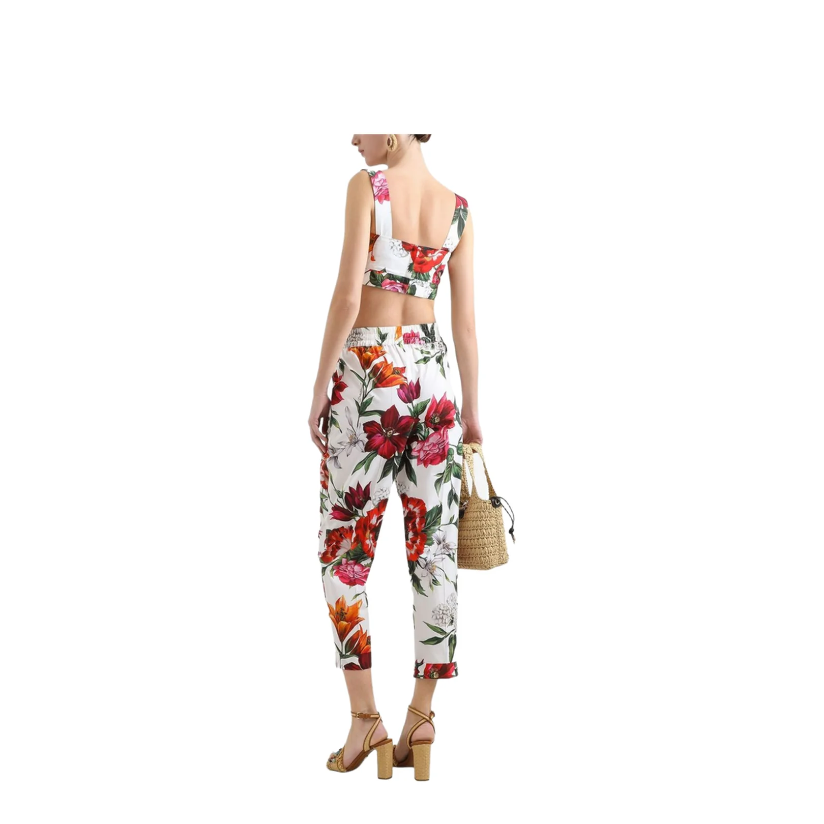 Flower-print Poplin Top - Image 5