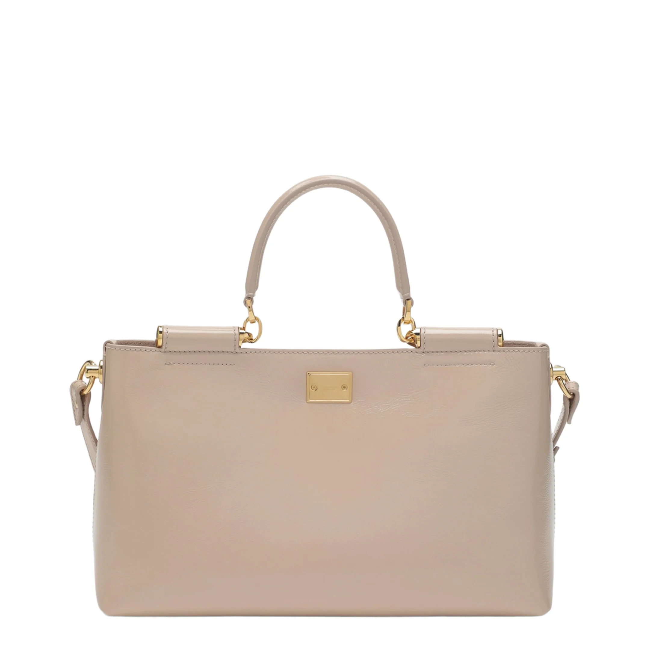 Handbag in Flesh-Coloured Leather - Image 2
