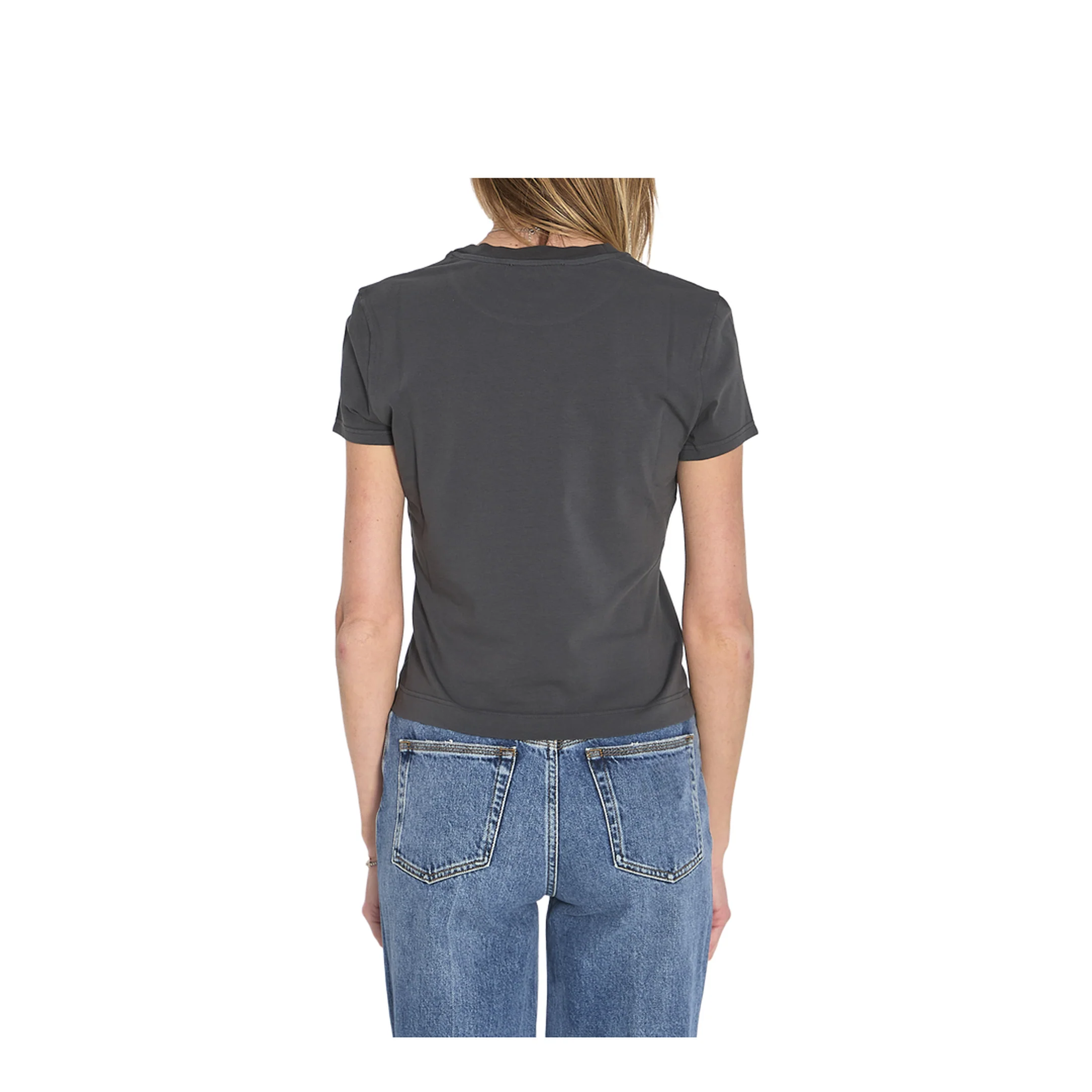 Jersey T-Shirt with Print in Grey - Image 4