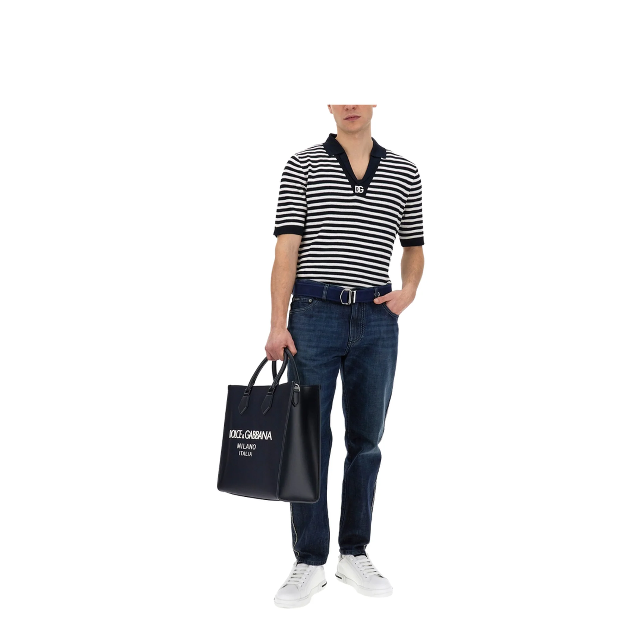 Large Shopping Bag - Blue - Image 2