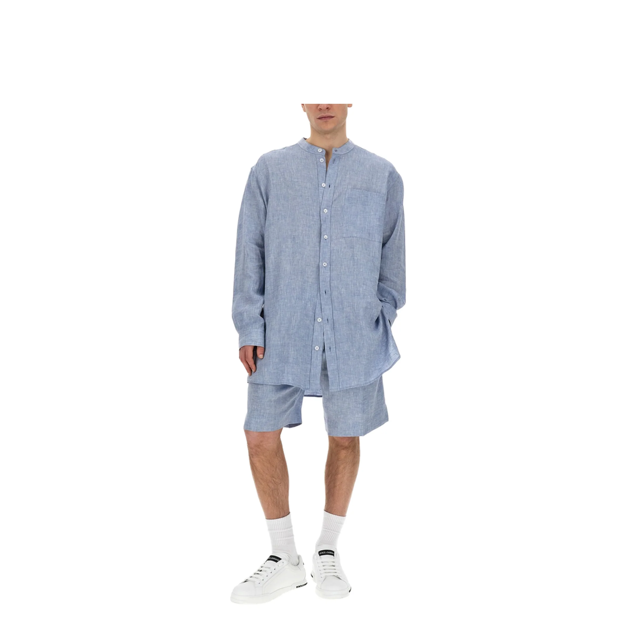 Linen Bermuda Shorts - Image 3