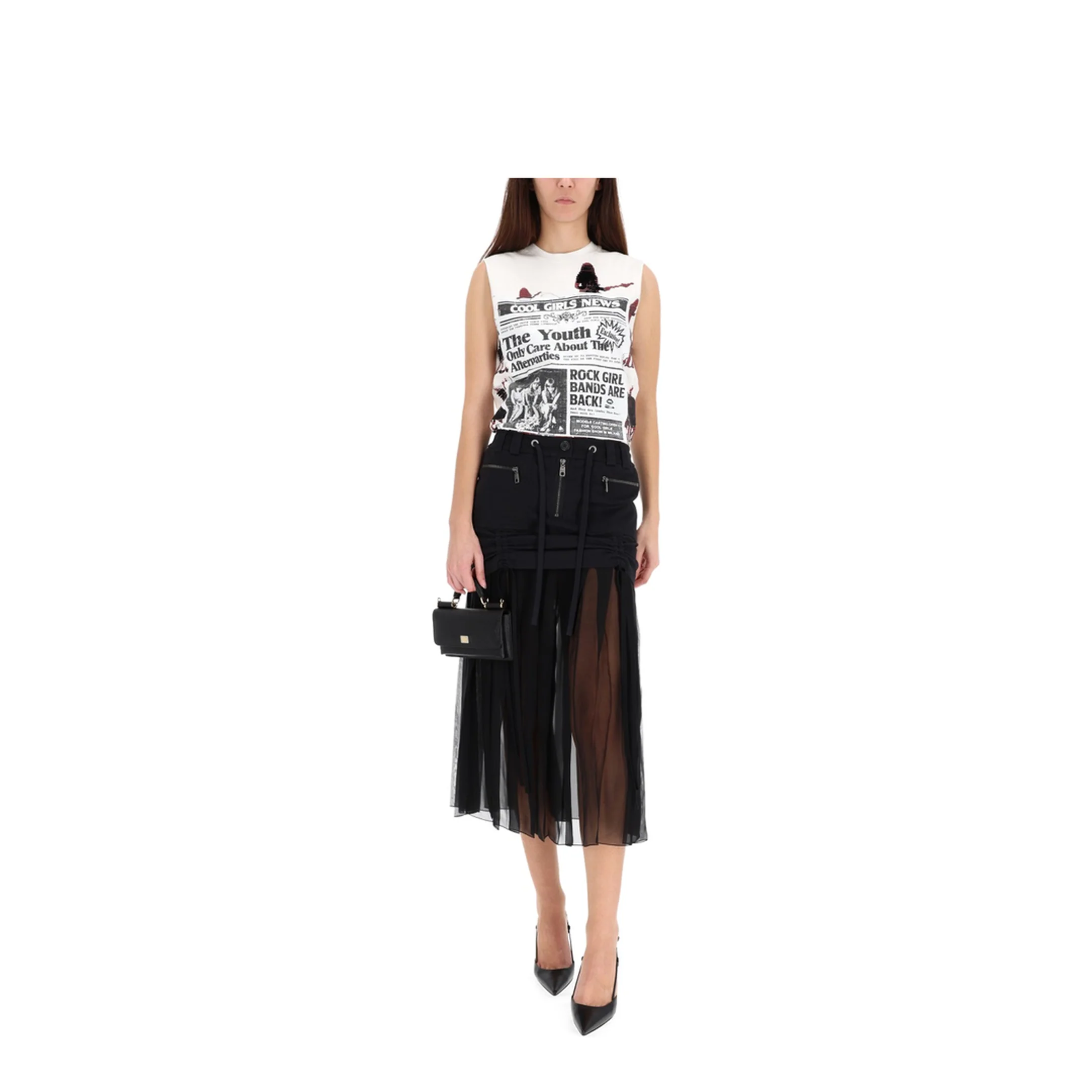 Silk Midi Skirt - Image 2