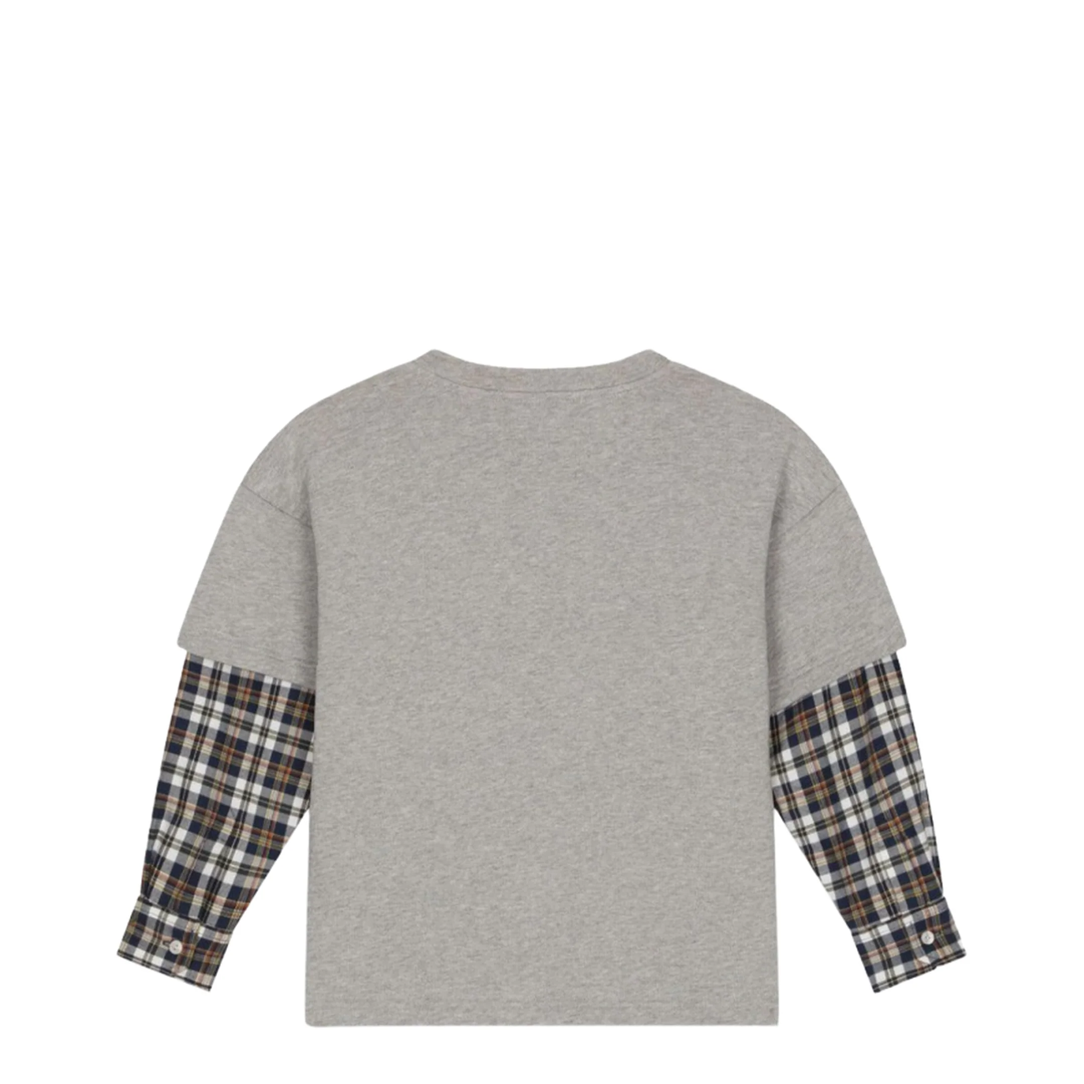 T-Shirt Prairie Sleeves Checks - Image 2