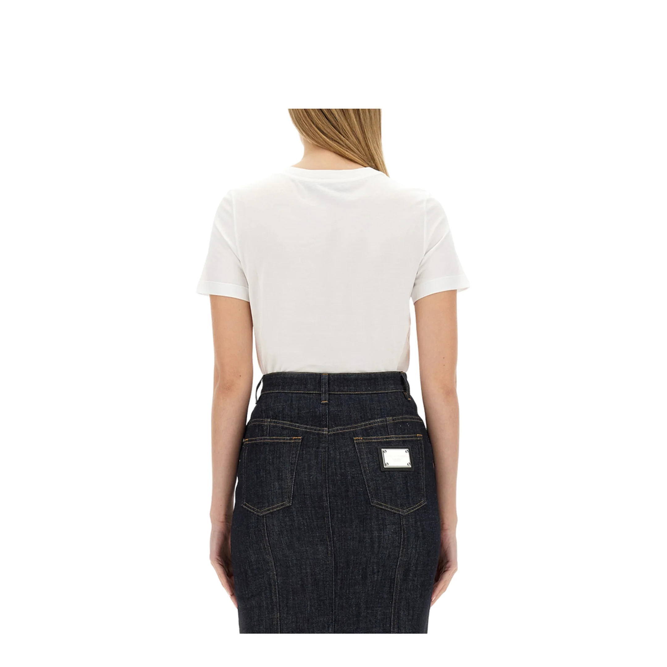 T-Shirt with Logo Patch - Image 3