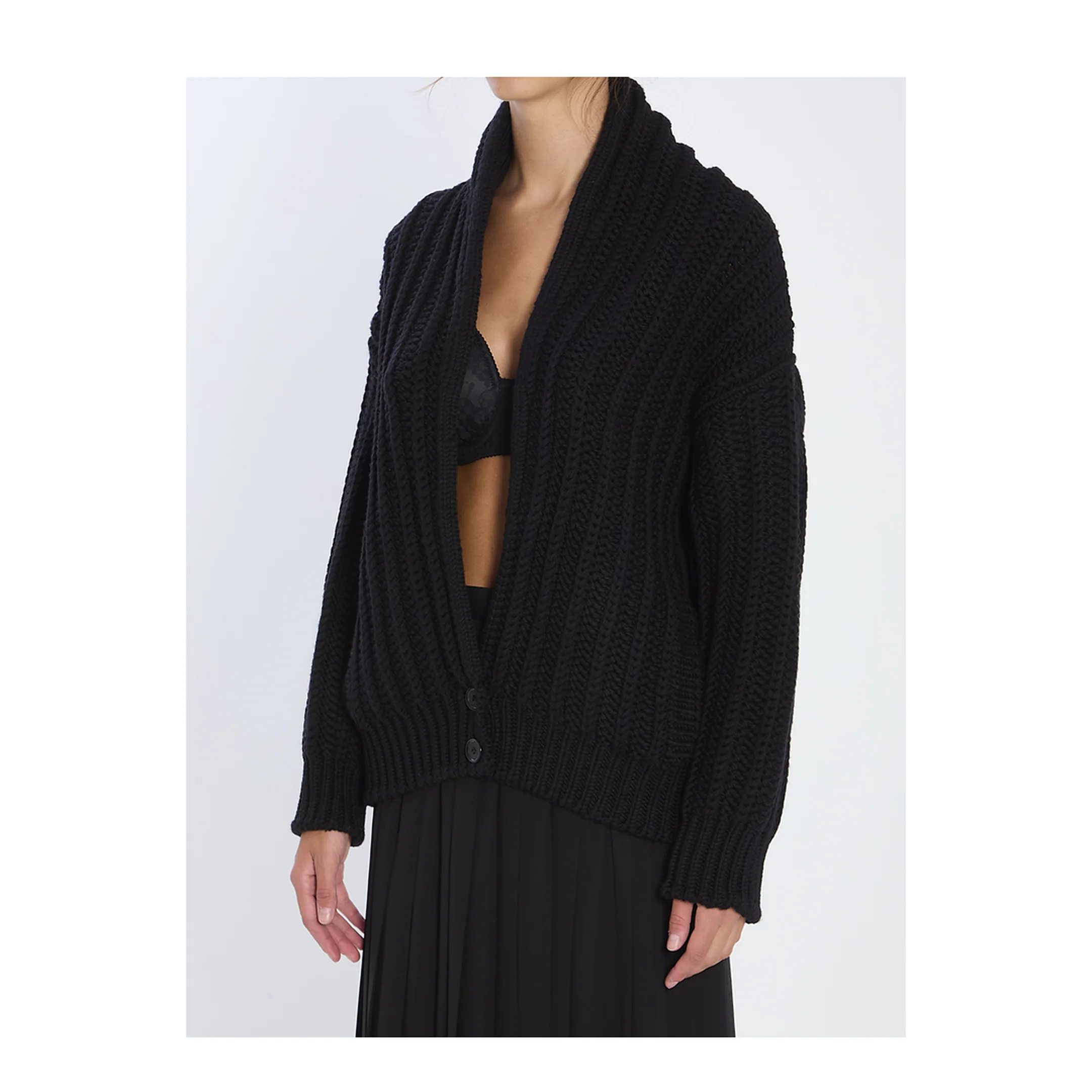 Virgin Wool Cardigan - Image 2